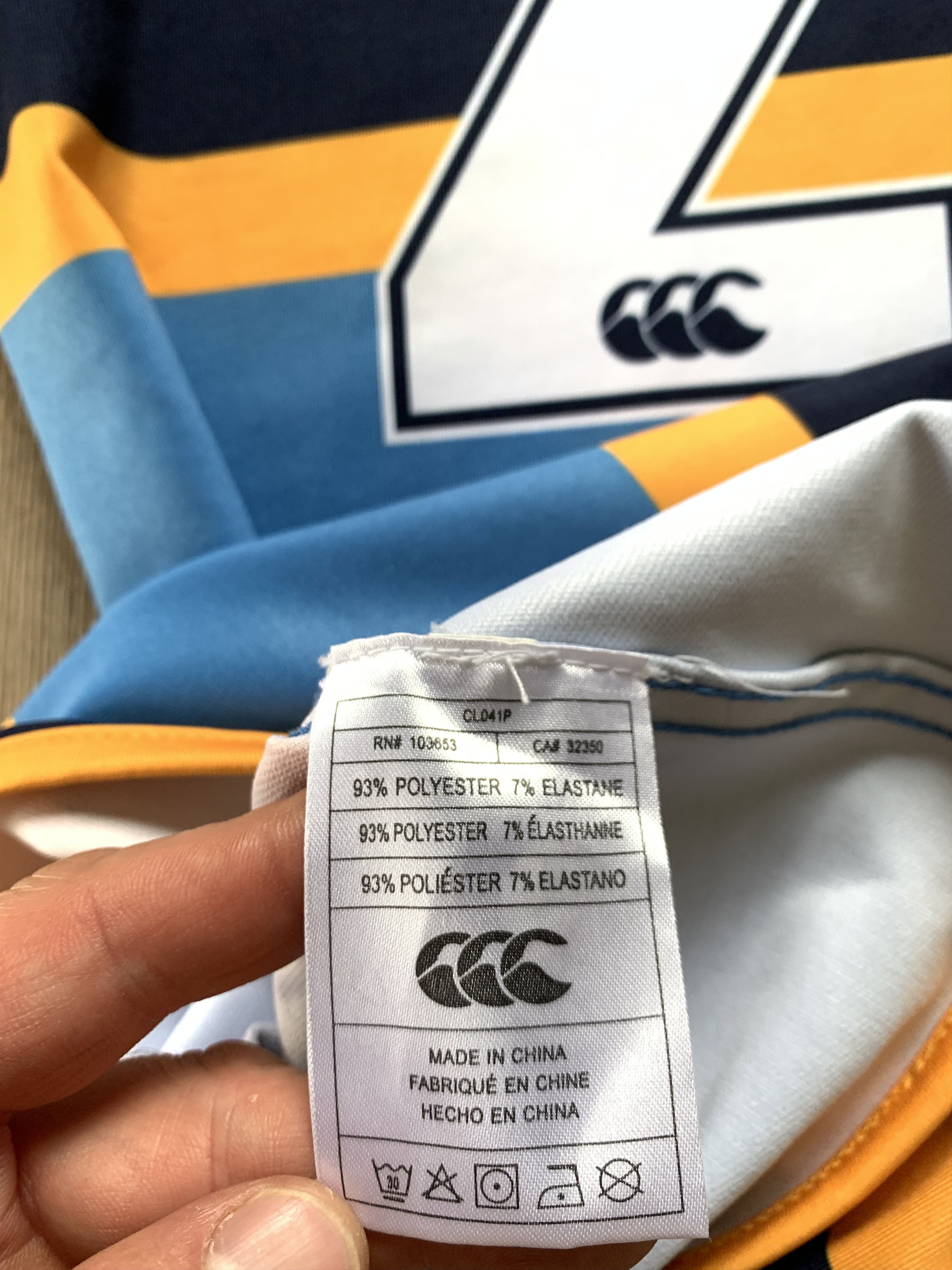 Canterbury of New Zealand × Vintage Canterbury Harper Adams University Club Rugby Jersey Size US L / EU 52-54 / 3 - 10 Thumbnail