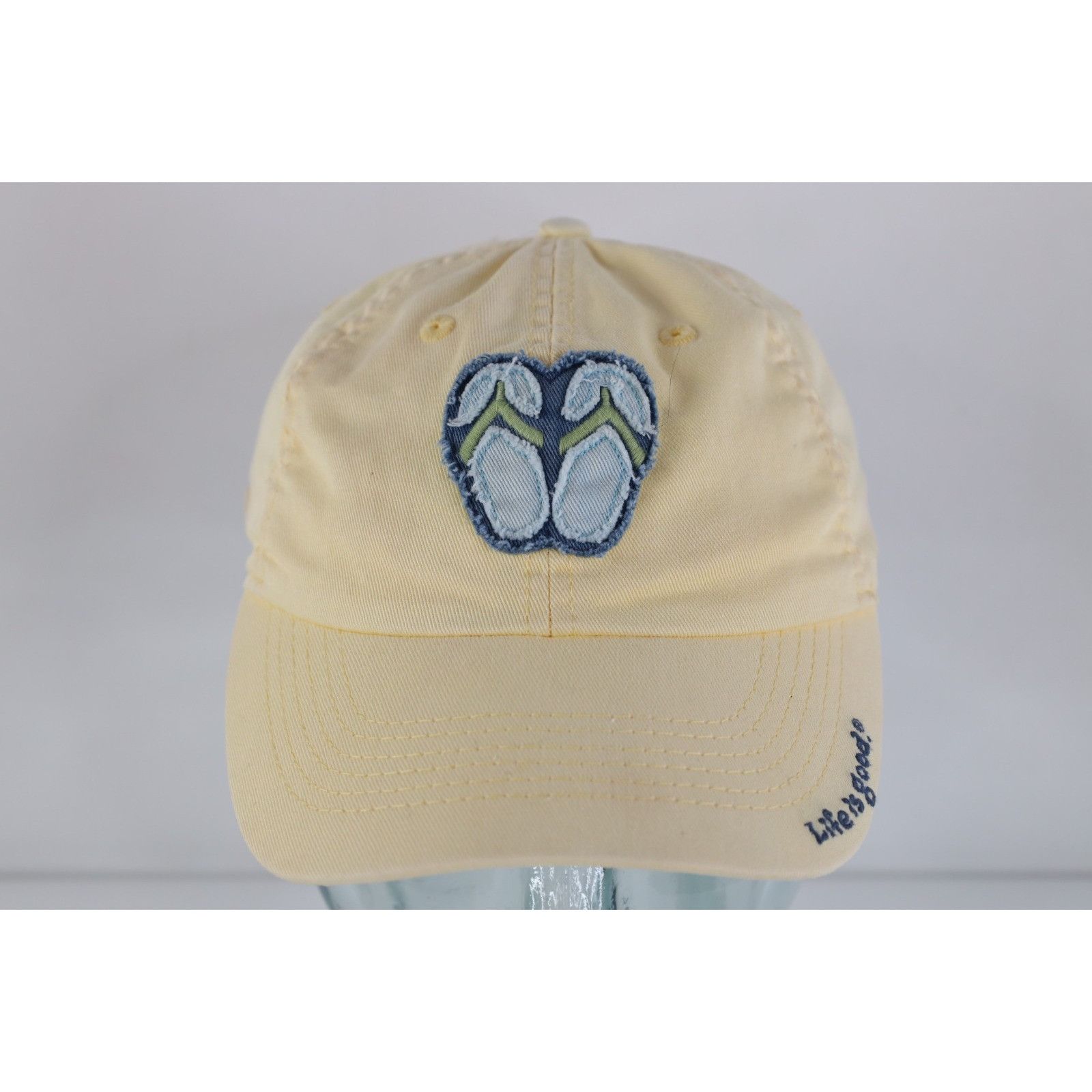 Life is Good Vintage Life Is Good Flip Flops Beach Adjustable Hat Size ONE SIZE - 1 Thumbnail