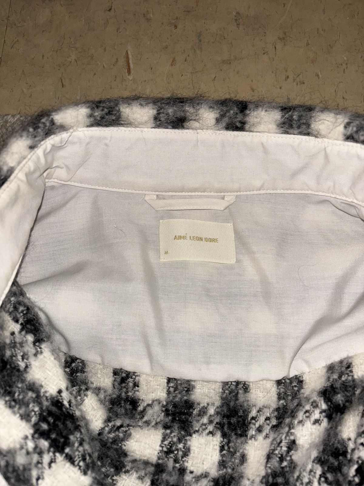 Aime Leon Dore Aime Leon Dore Alpaca Blend Grey Over shirt Size Medium Men Size US M / EU 48-50 / 2 - 7 Thumbnail