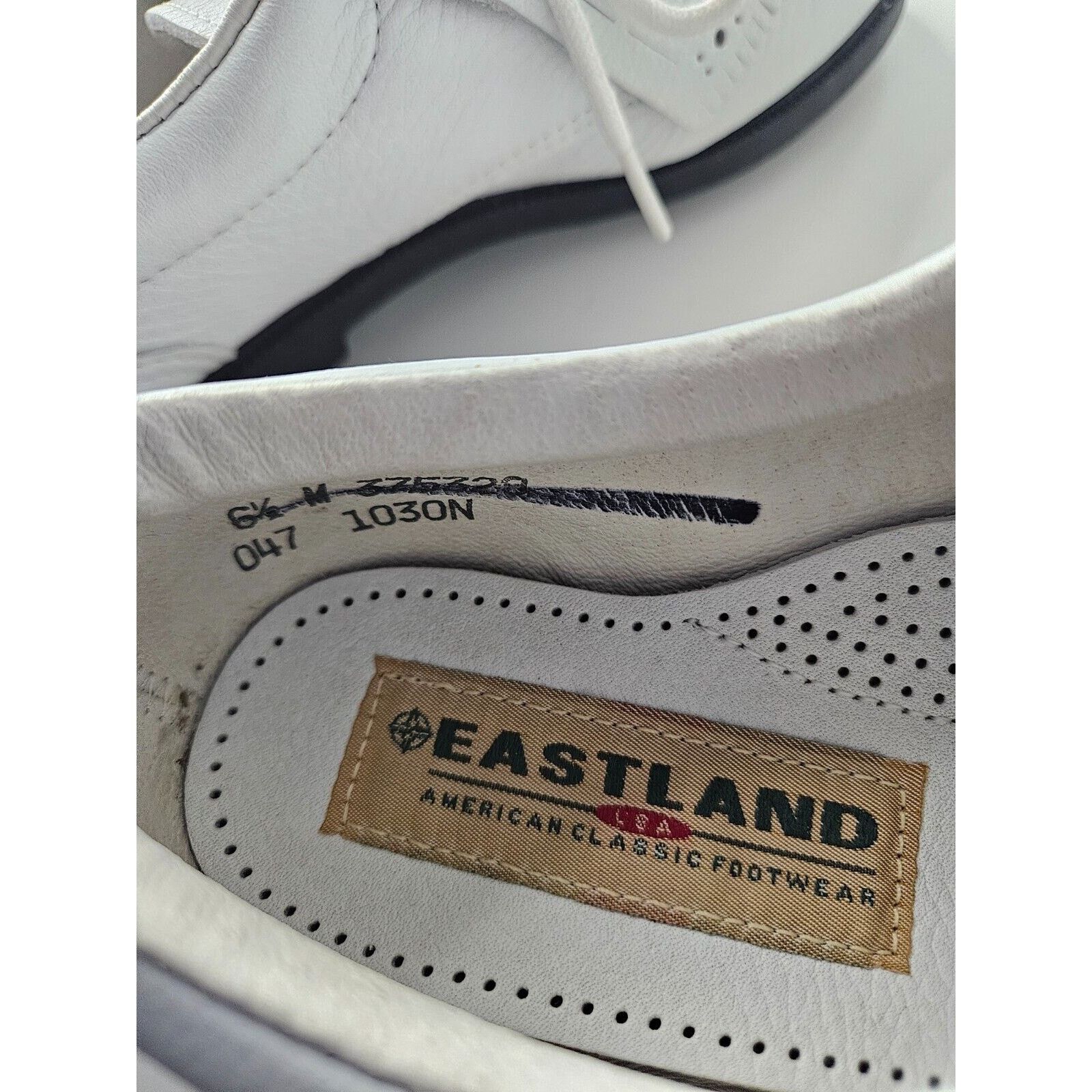 Eastland Eastland USA Men's White Leather Golf Shoes – Size 6.5M Size US 6 / EU 39 - 6 Thumbnail