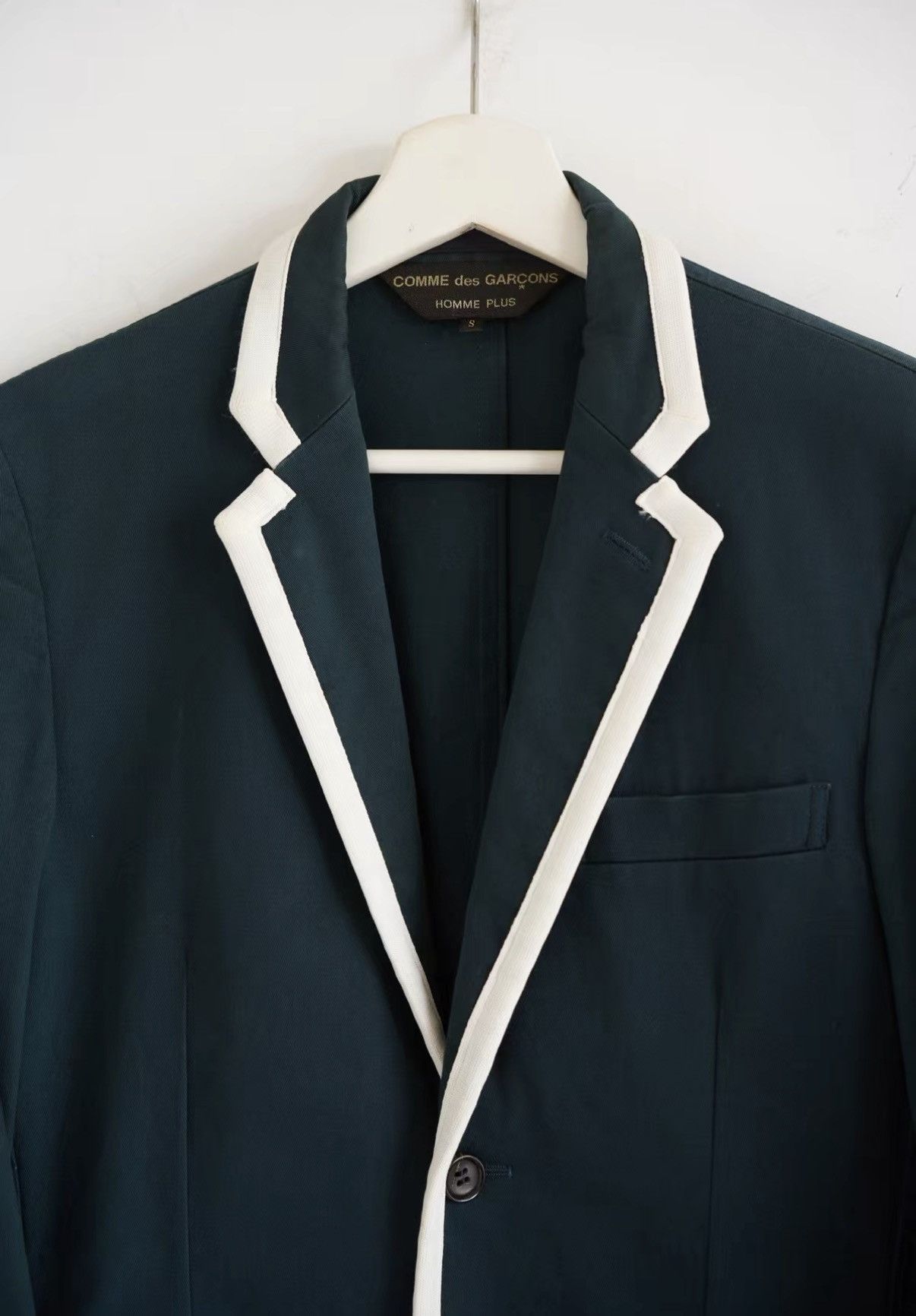 Comme des Garcons Comme des Garçons 08SS Striped White-Trim Blazer J4 Size US S / EU 44-46 / 1 - 4 Thumbnail