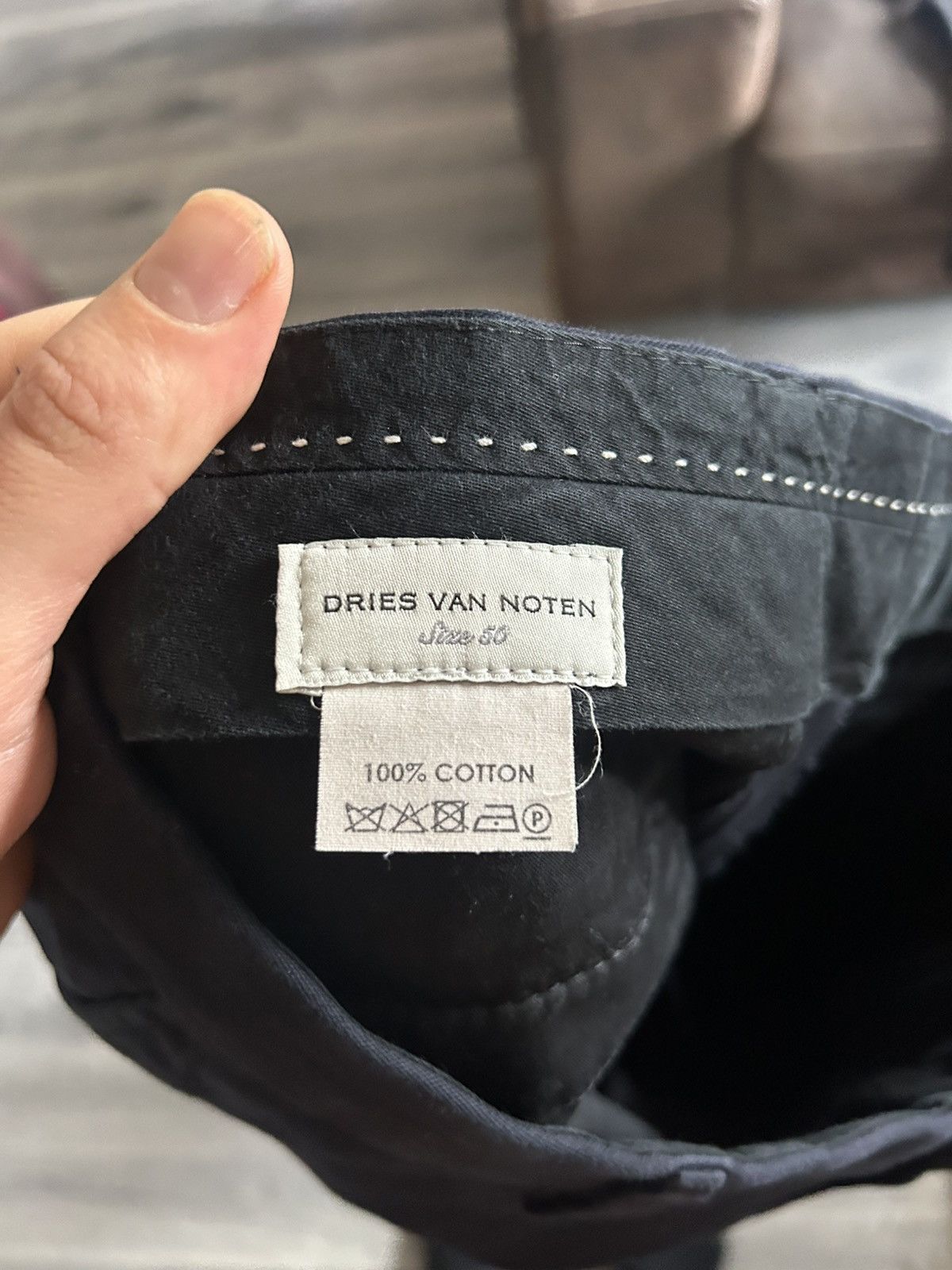 Dries Van Noten Dries Van Noten Black Cotton Pants Size US 34 / EU 50 - 7 Thumbnail