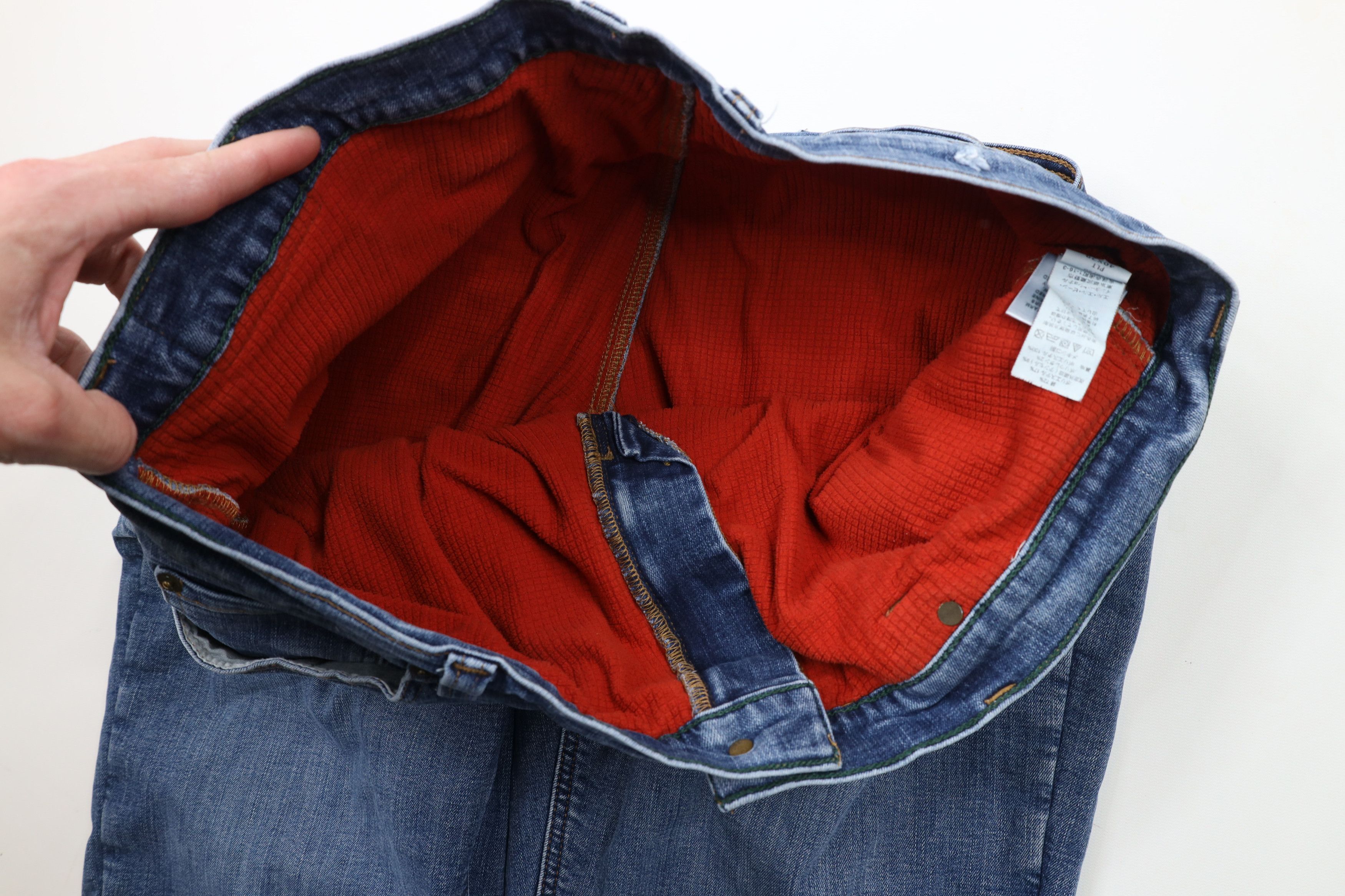 L.L. Bean × Vintage Vintage LL Bean Lined Stretch Straight Leg Denim Jeans Size US 40 / EU 56 - 8 Thumbnail