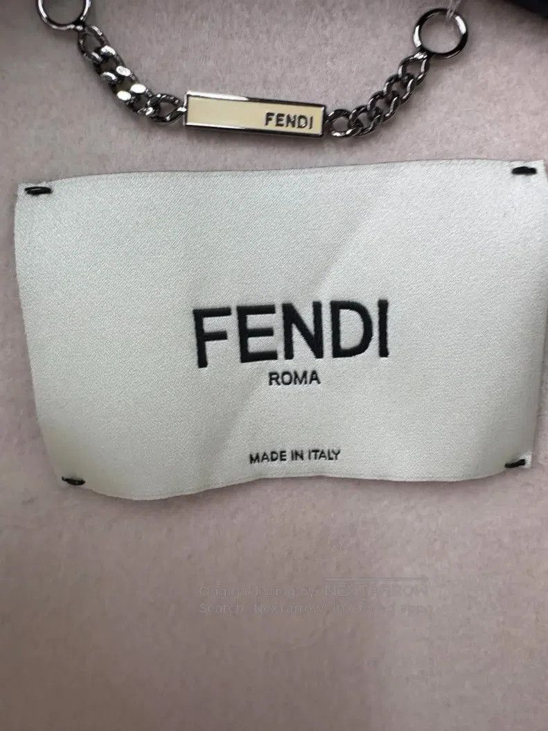 Fendi Fendi Silver fox patch 100% cashmere material jacket Size XS / US 0-2 / IT 36-38 - 6 Thumbnail
