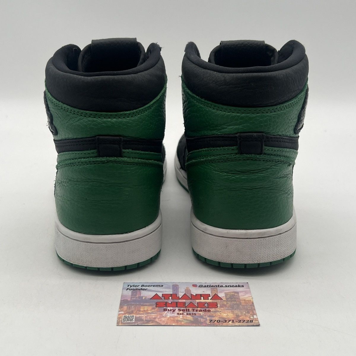 Nike Air Jordan 1 High pine green 2.0 Size US 10.5 / EU 43-44 - 3 Thumbnail