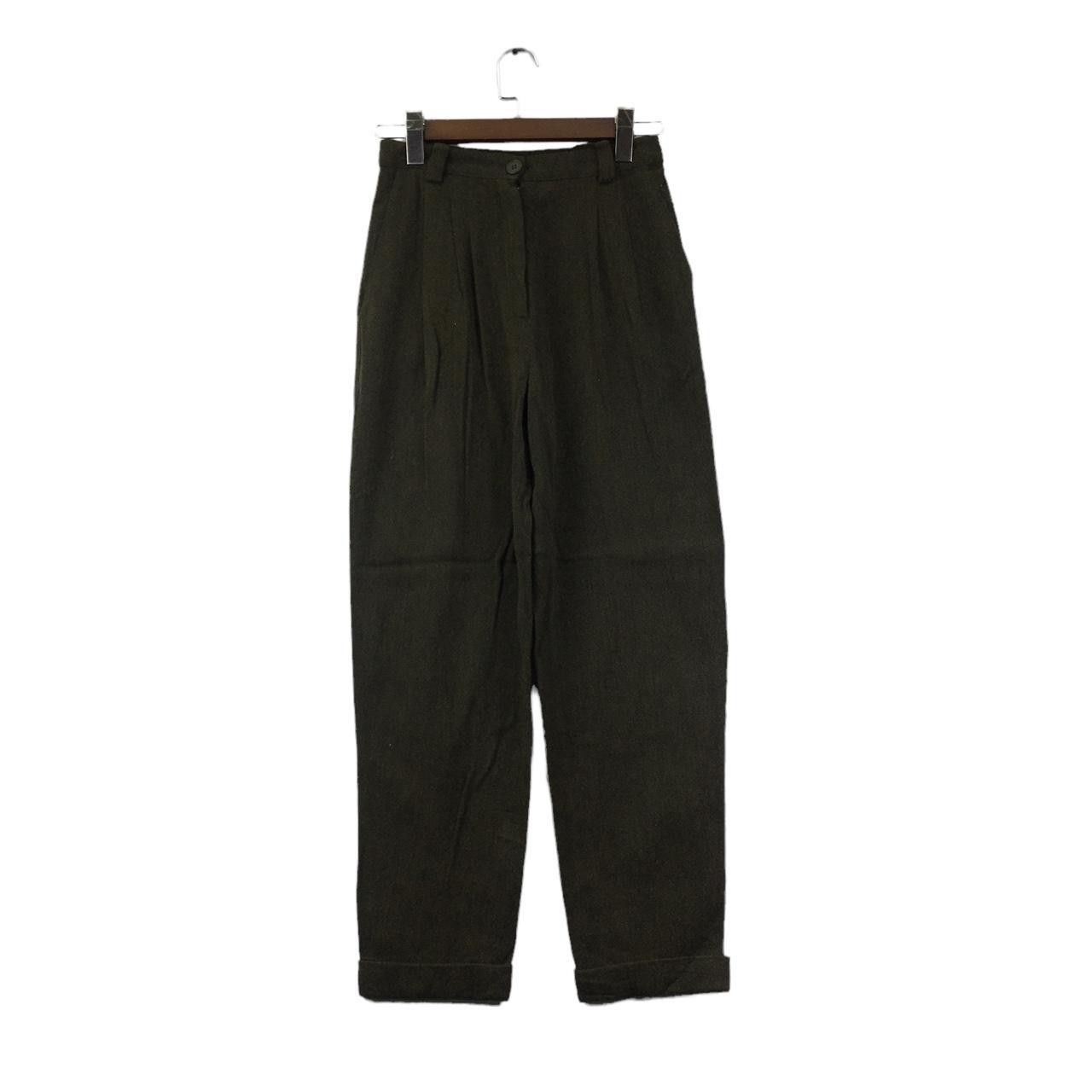 Krizia Vtg 90’ KRIZIA POI Made In ITALY Minimalist Green Pant Size 26" / US 2 / IT 38 - 1 Thumbnail
