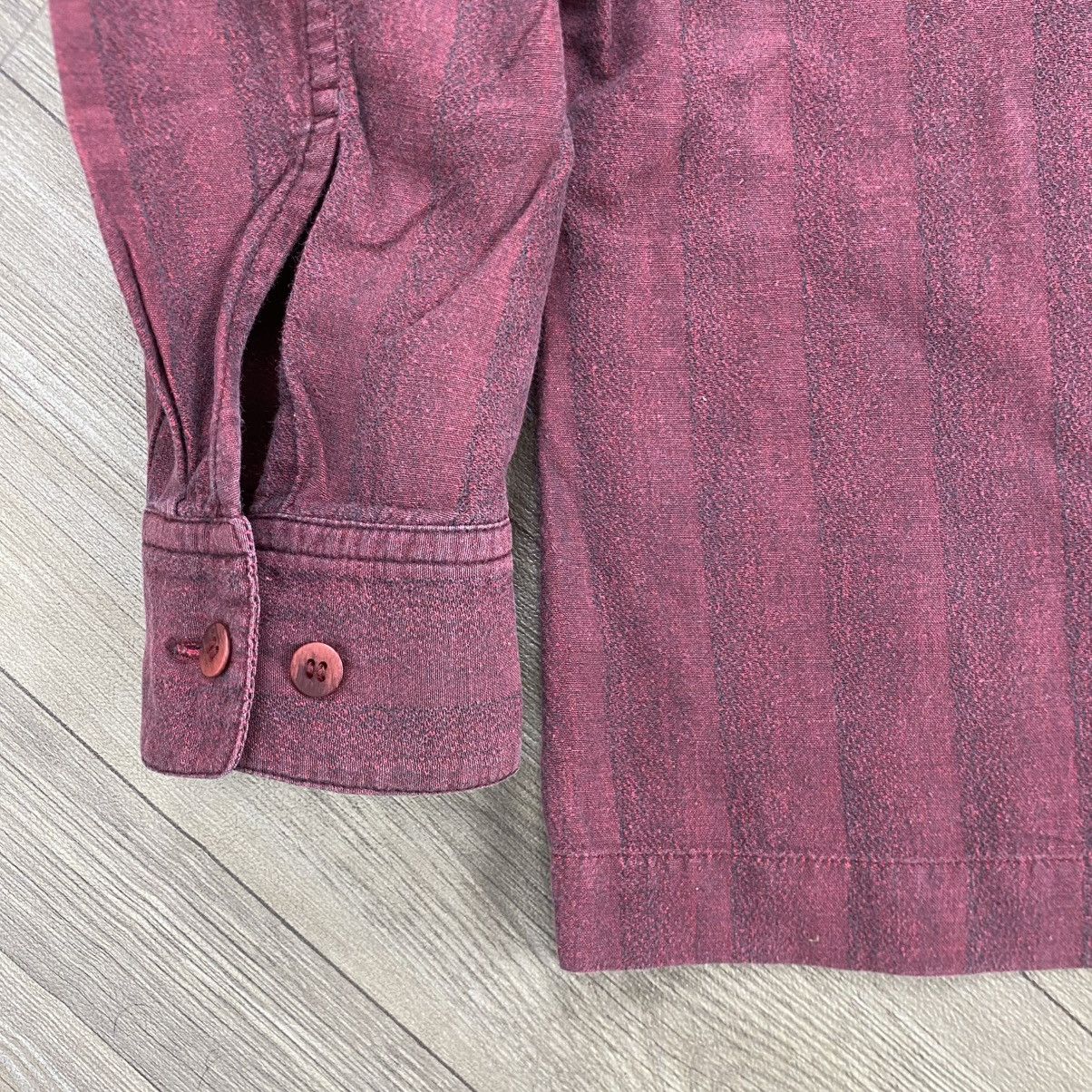 Issey Miyake 1990s Vintage Issey Miyake Men Mandarin Shirt Designer Size US L / EU 52-54 / 3 - 10 Thumbnail