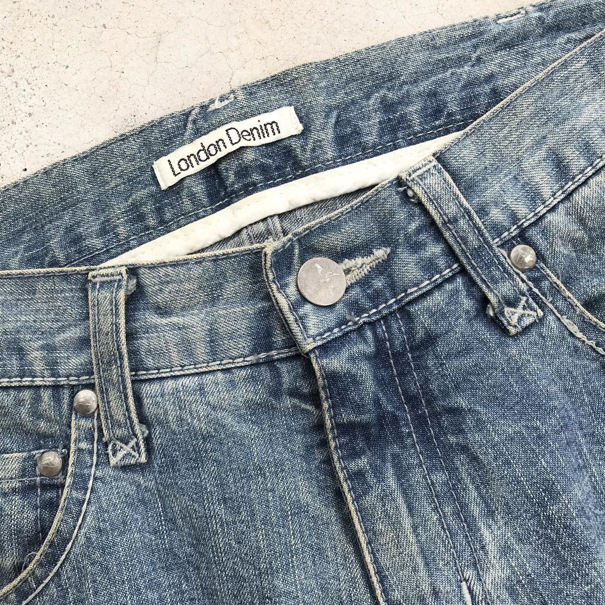 Hysteric Glamour Y2K London Denim / Hysteric Glamour Style Flare Jeans Denim Size 28" / US 6 / IT 42 - 11 Thumbnail