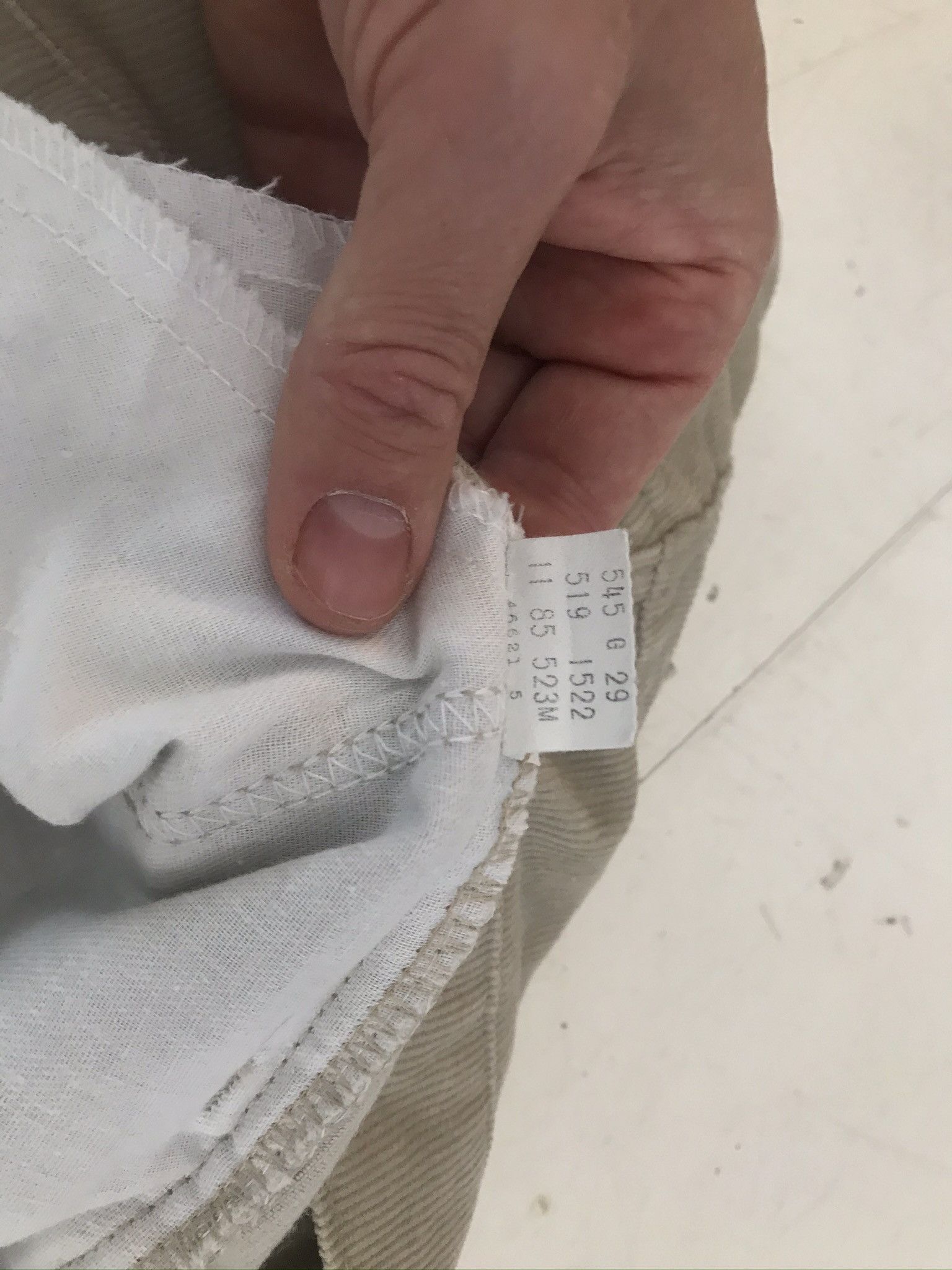 Levi's Levis 519 corduroy pants Size US 30 / EU 46 - 6 Thumbnail