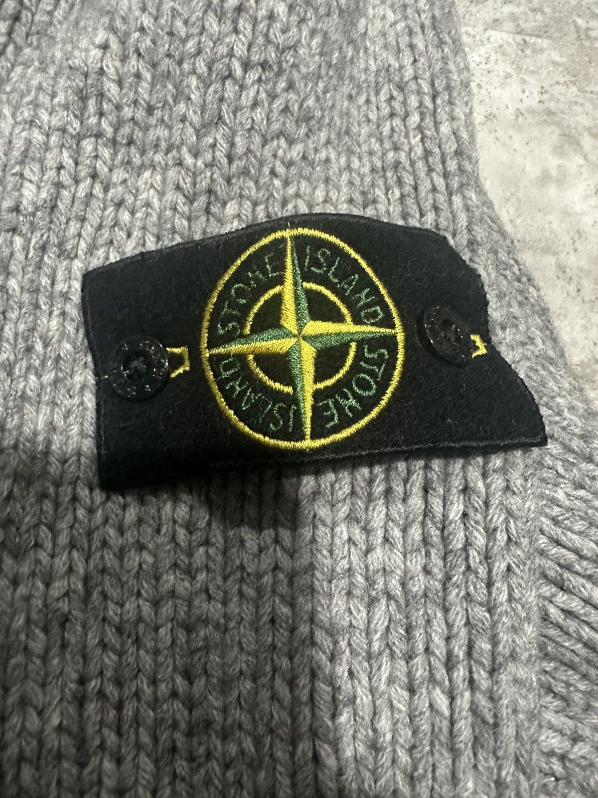 Stone Island STONE ISLAND GREY & NAVY WOOL HOODED ZIP UP Size US XXL / EU 58 / 5 - 3 Thumbnail