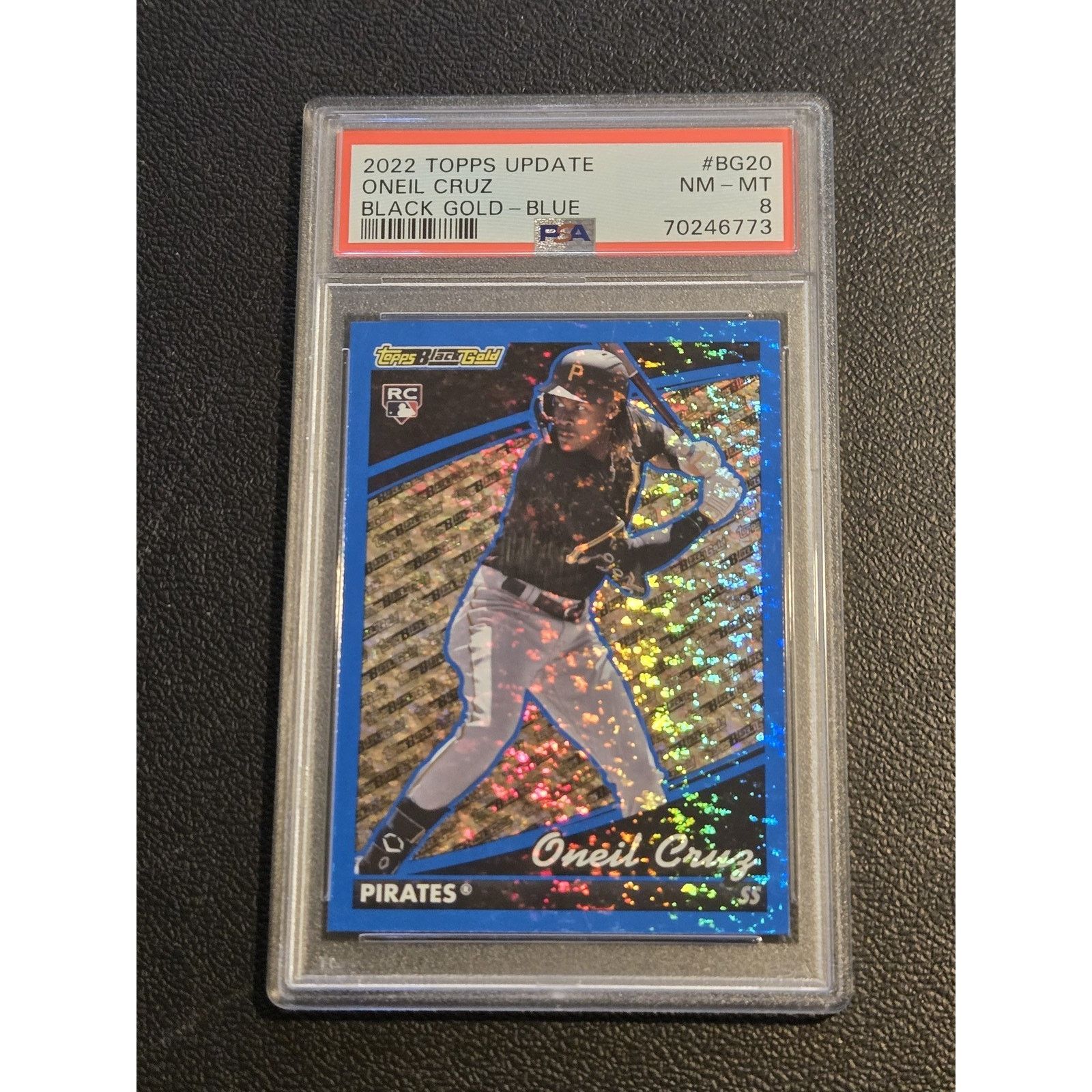 Other 2022 Topps Update Oneil Cruz Topps Black Gold Blue PSA 8 Size ONE SIZE - 1 Thumbnail