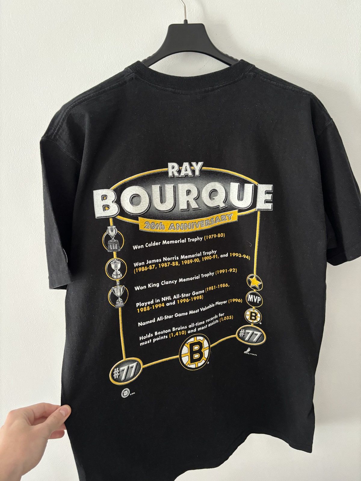 NHL Vintage Ray Bourque Tee Size US L / EU 52-54 / 3 - 7 Thumbnail