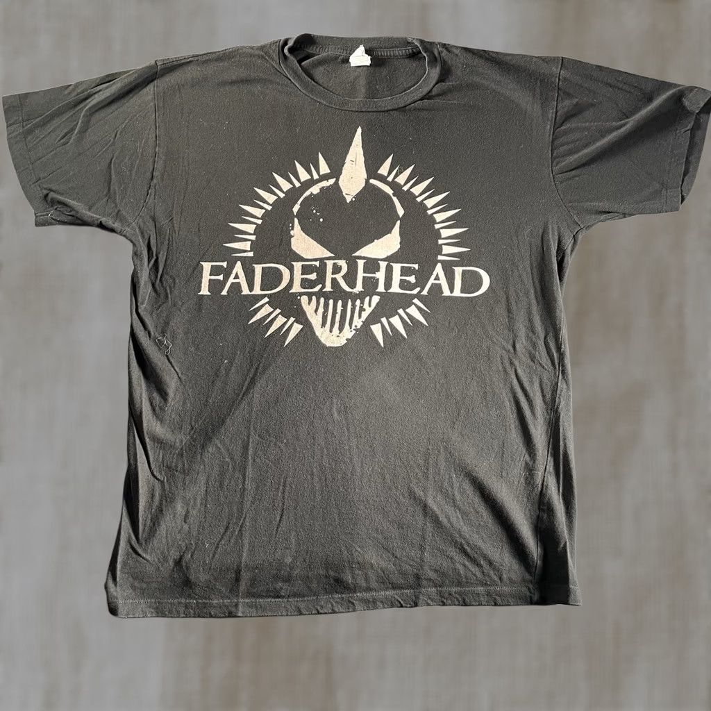 Vintage Faderhead Shirt Men L EDM Music Sam Nordmann 2012 Germany Black T-Shirt Mens Size US L / EU 52-54 / 3 - 1 Thumbnail