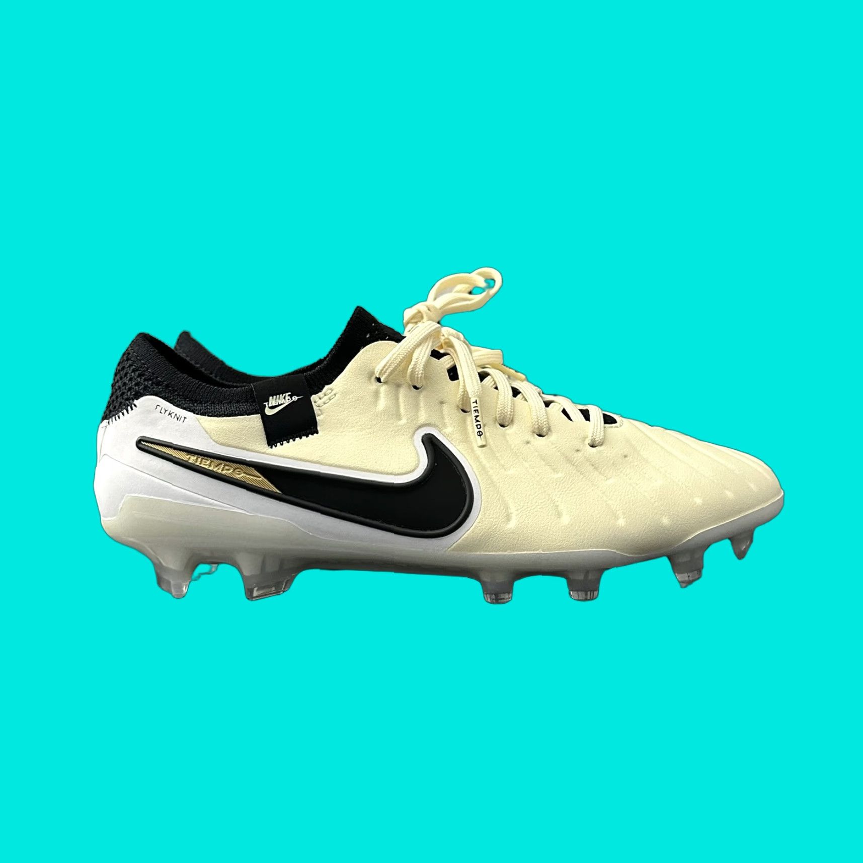 Nike Nike Tiempo Legend 10 Elite FG Soccer Cleats Mens 5 Womens 6.5 Black DV4328-700 Nike Tiempo Legend 10 Elite FG Cleats Mens Womens 5 6.5 Black Size US 5 / IT 35 - 1 Thumbnail