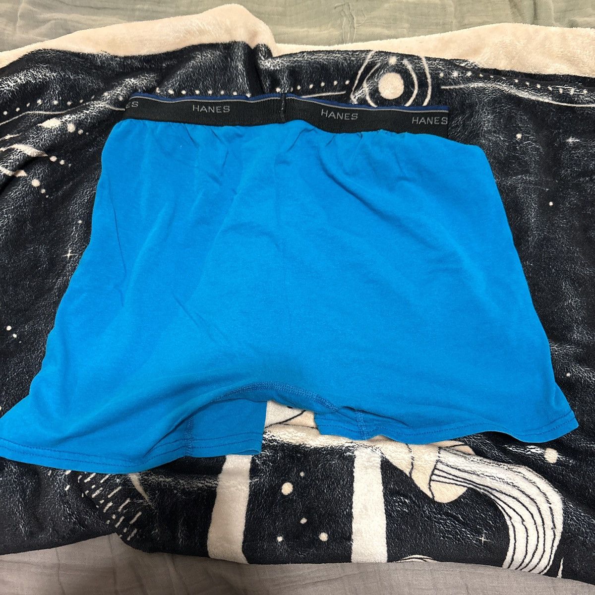 Hanes Blue Hanes boxers Size 32 - 3 Thumbnail