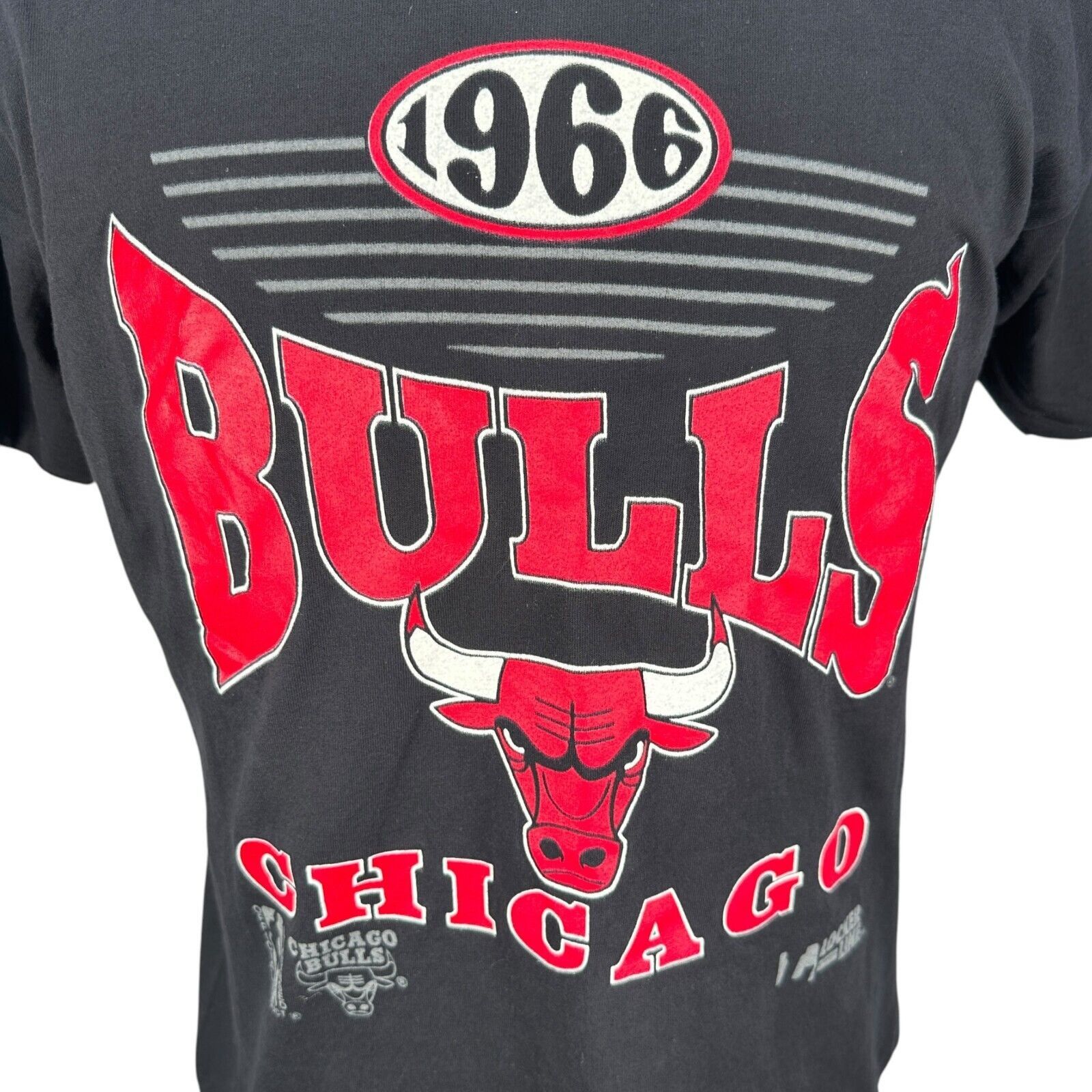 NBA Vintage Chicago Bulls T-Shirt Men’s Medium Black Tee USA 90s Size US M / EU 48-50 / 2 - 2 Thumbnail