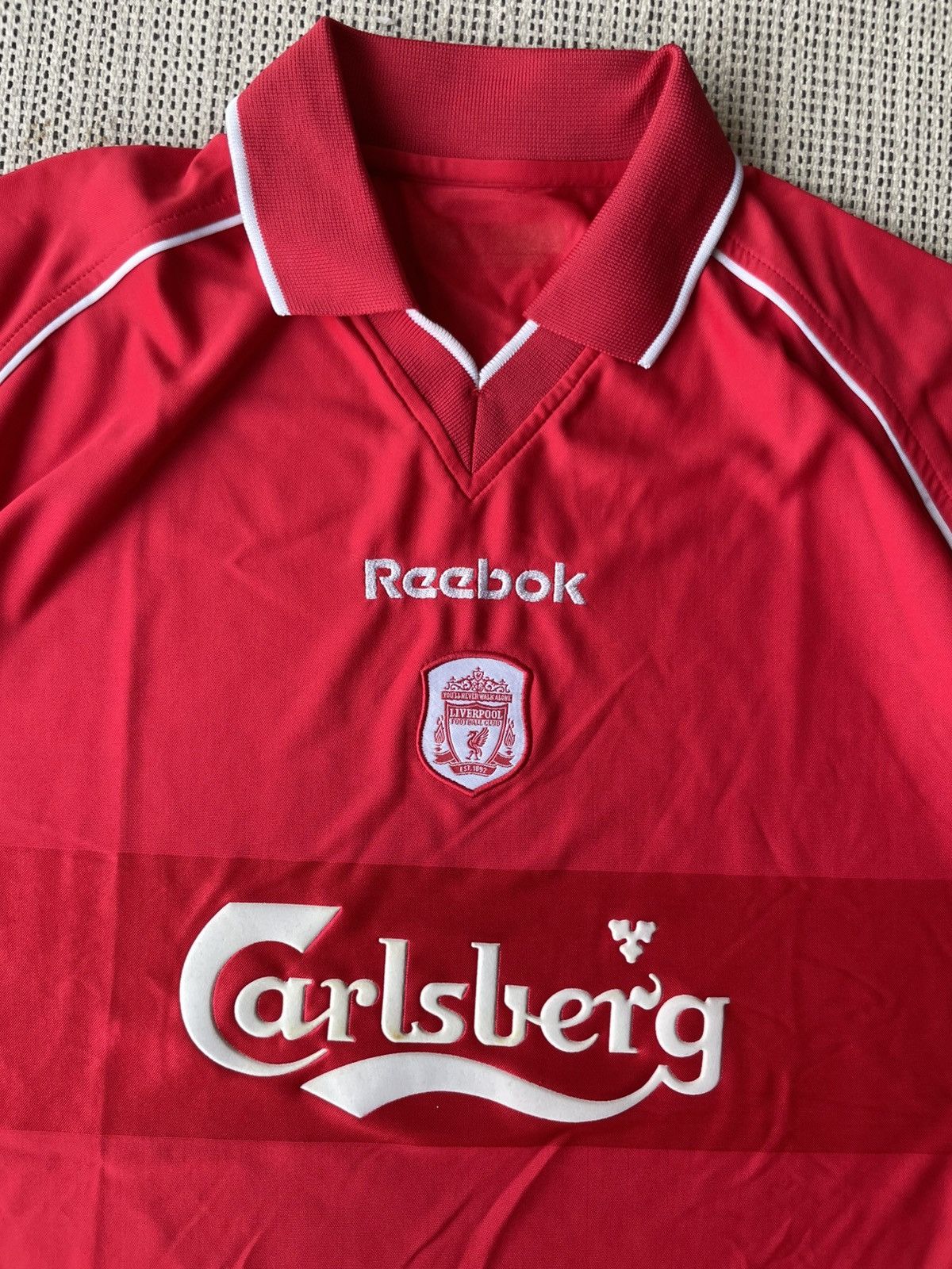 Reebok Liverpool 00/01 Home Kit Size US XXL / EU 58 / 5 - 3 Thumbnail