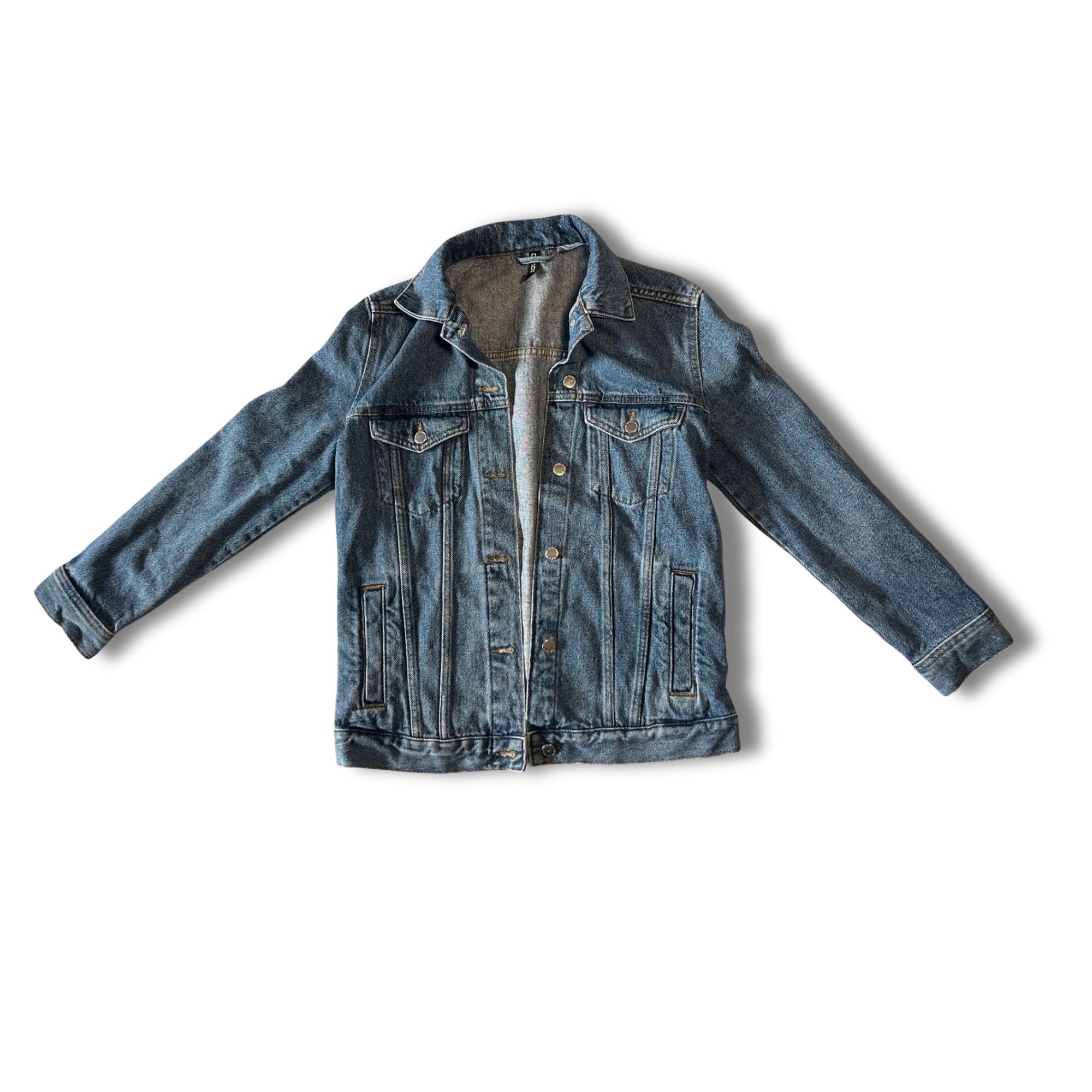 H&M H&M Divided Mens Denim Jacket Size 2 Classic Blue Casual Sty Size US S / EU 44-46 / 1 - 2 Thumbnail