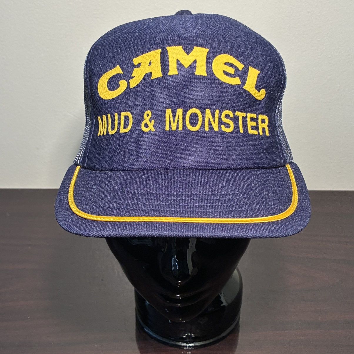 Camel 80s Camel Mud and Monster navy mesh trucker hat Size ONE SIZE - 1 Thumbnail