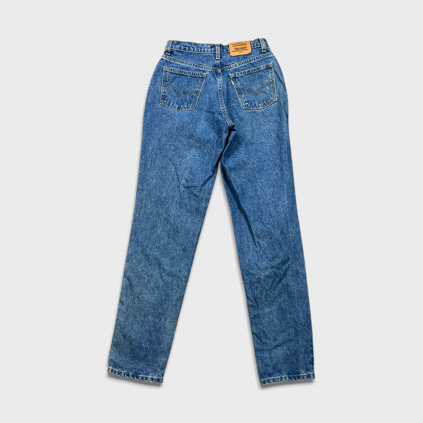 Levi's × Vintage Vintage Levi's 631 Jeans 30x34 Slim Fit Orange Tab 90s Denim Size US 28 / EU 44 - 6 Thumbnail