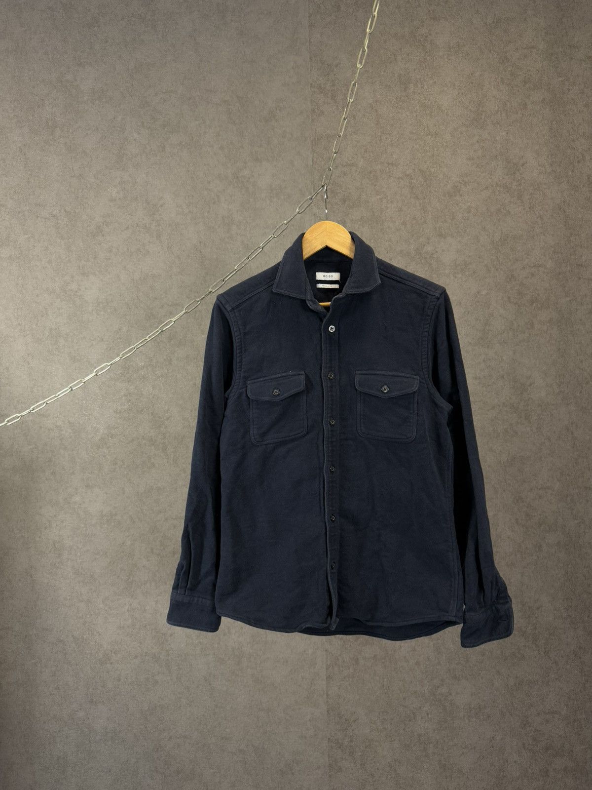 Reiss Reiss designer double pocket heavy shirt Size US S / EU 44-46 / 1 - 1 Thumbnail
