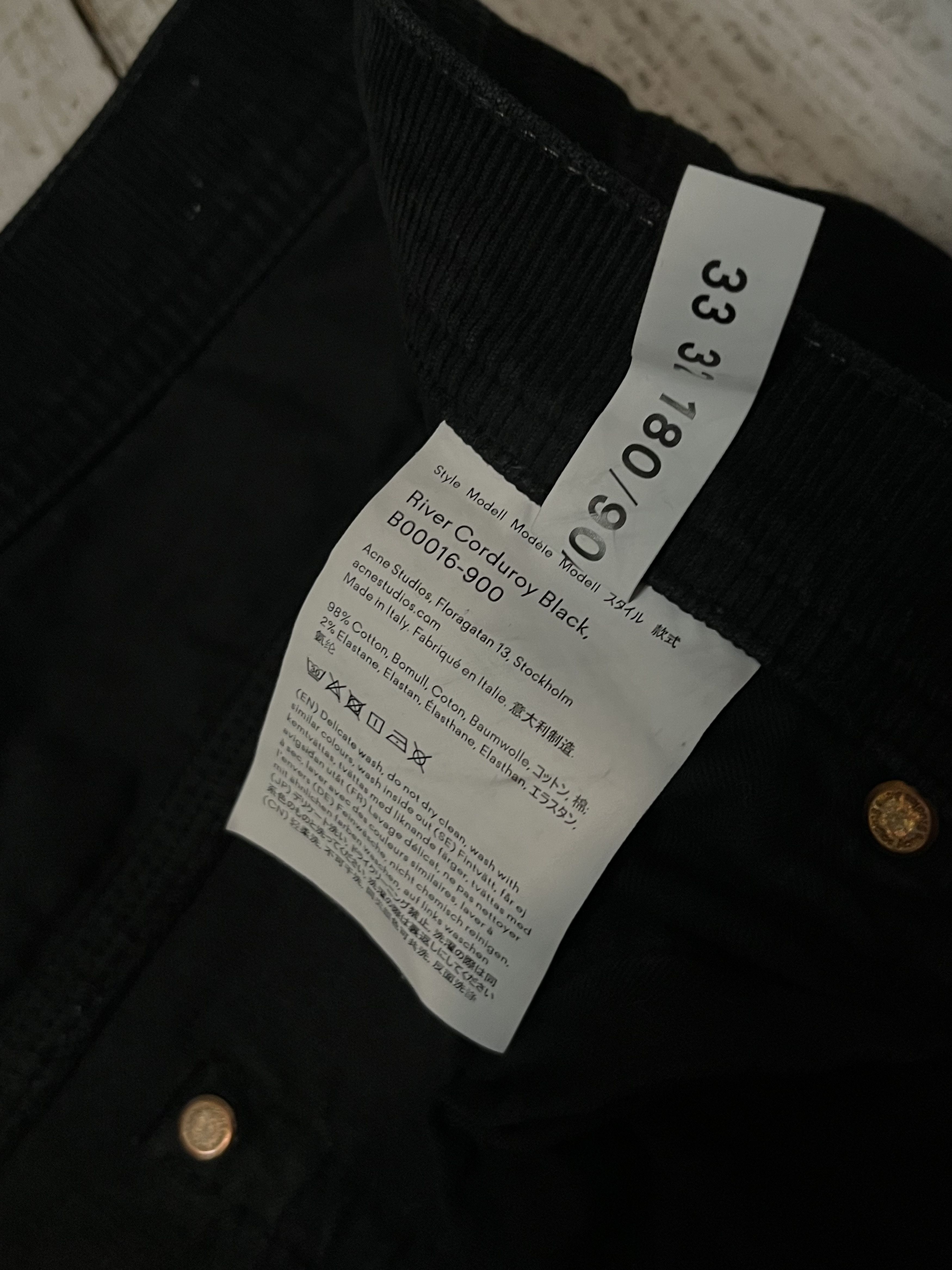 Acne Studios Acne Studios Bla Konst Corduroy River Pants Size 34" / US 12 / IT 48 - 7 Thumbnail