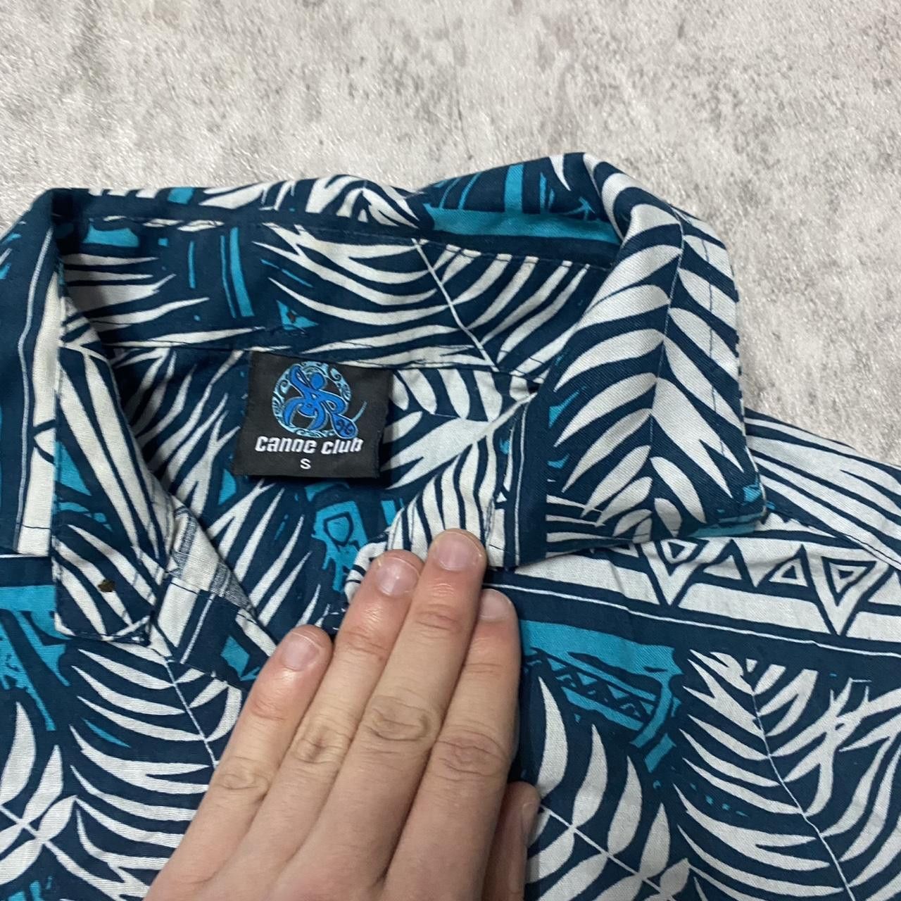 Other Blue and white Hawaiian shirt #HawaiianShirt Size US S / EU 44-46 / 1 - 3 Thumbnail