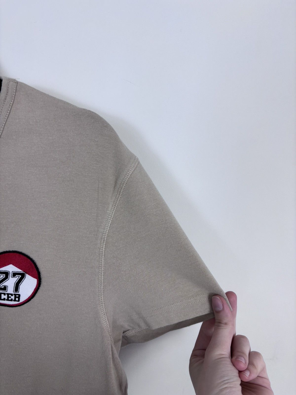 Iceberg Ice Iceberg Vintage Women’s #27 Logo Beige T-Shirt Tee Size XL / US 12-14 / IT 48-50 - 7 Thumbnail