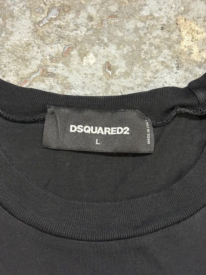 Dsquared2 AW2016 Dsquared2 Skeleton Pink Love Black T-Shirt Size US S / EU 44-46 / 1 - 7 Thumbnail