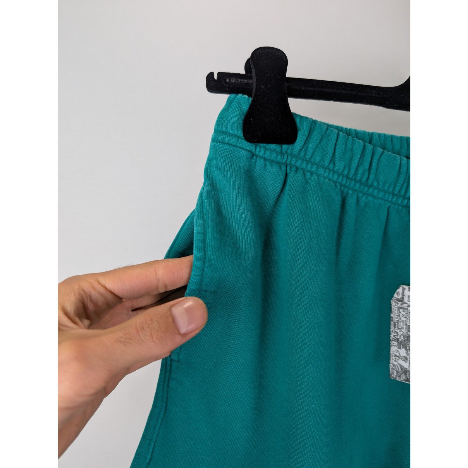 Gallery Dept. o1rshd1 Q:2 / Flared Denim-Panelled Logo-Print Sweatpants Size US 32 / EU 48 - 6 Thumbnail