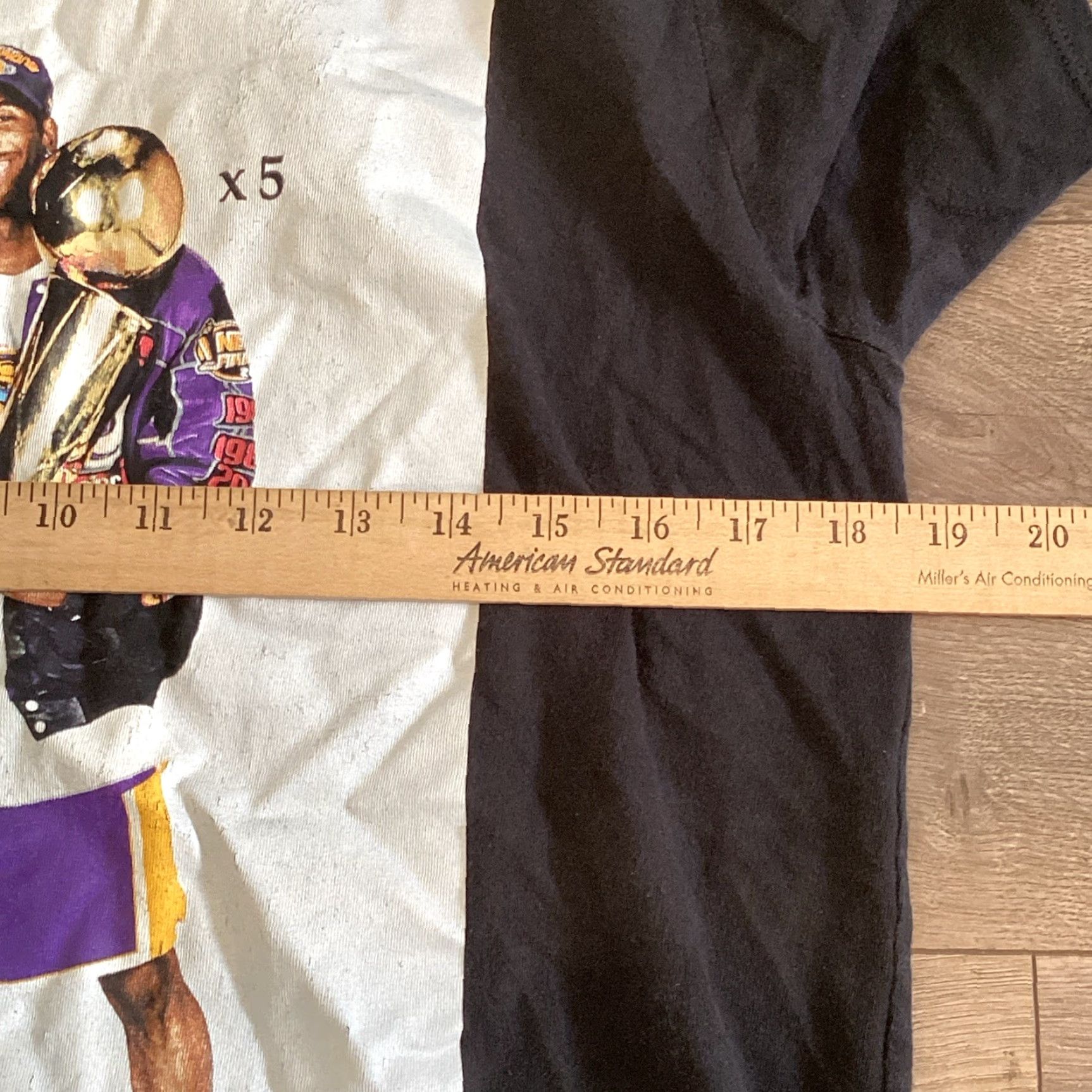 Nike NIKE KOBE BRYANT LAKERS 5x CHAMPION RETIREMENT T-SHIRT Adult Medium Black/Yellow Sports Mens Size US M / EU 48-50 / 2 - 7 Thumbnail