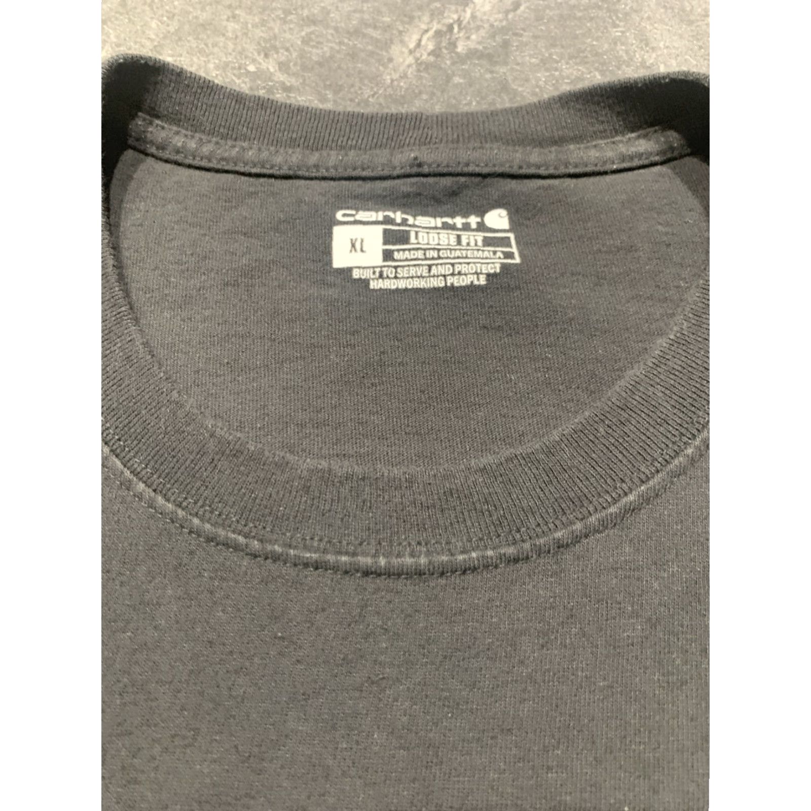 Carhartt CARHARTT Classic Outdoor Black Pocketed T-Shirt XL Mens Size US XL / EU 56 / 4 - 4 Thumbnail