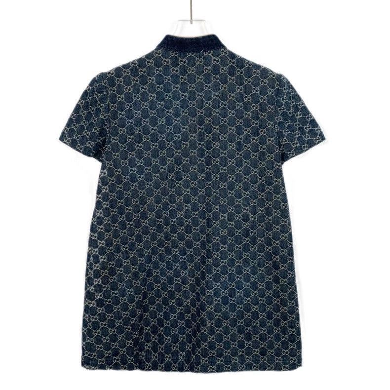 Gucci Gucci Denim Logo Print Dress for Women-2506 Size US 42 / EU 58 - 2 Thumbnail