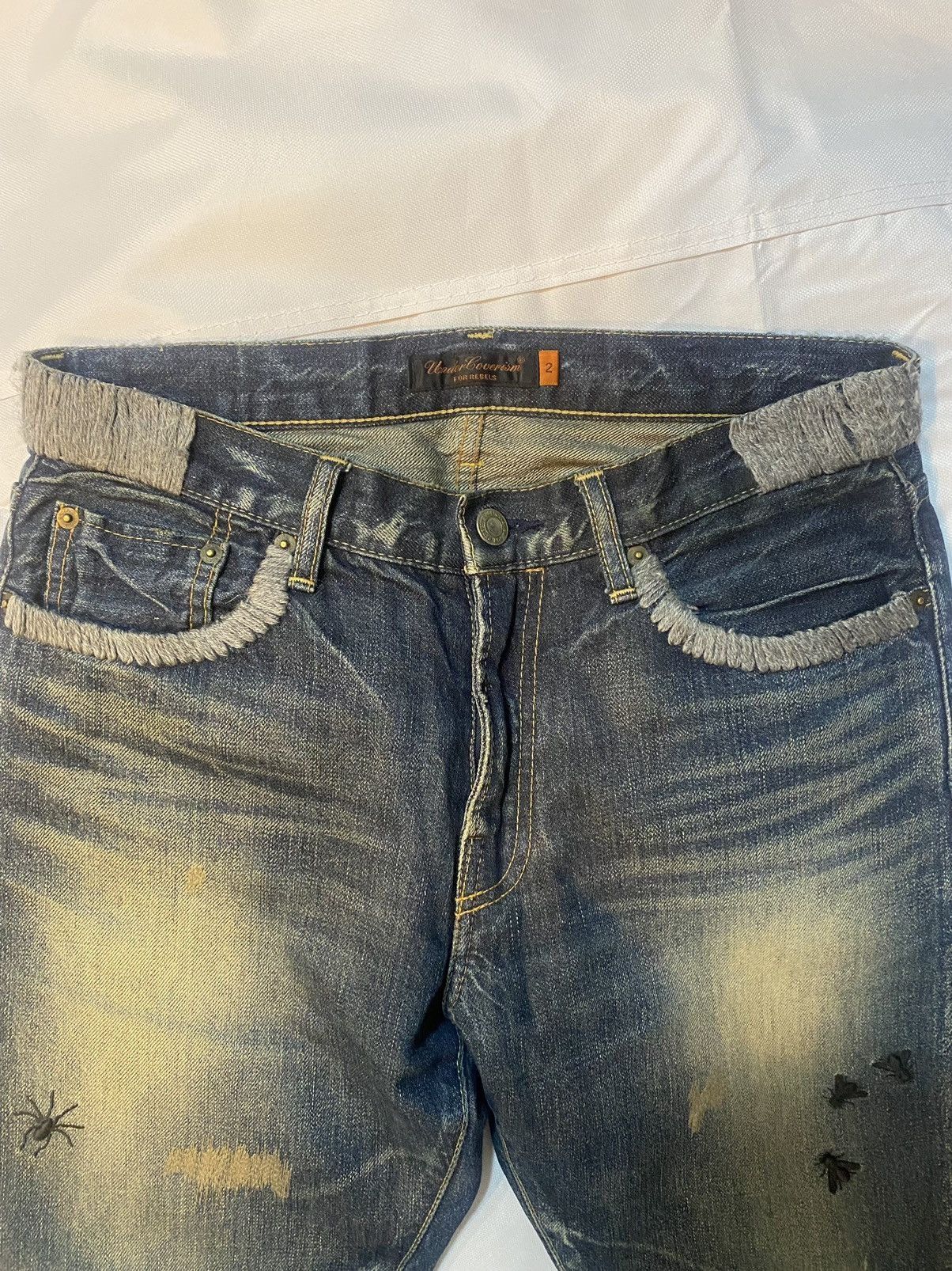 Undercover Undercover AW06 Bug Denim Size 2 Size US 31 - 5 Thumbnail