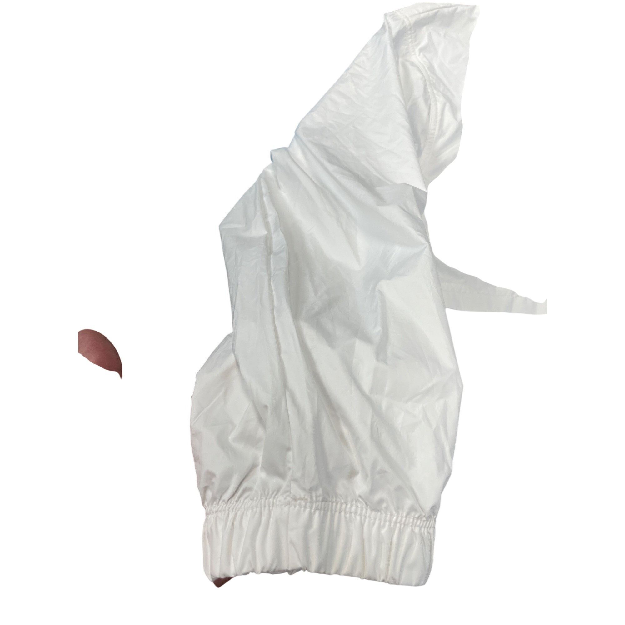 Nike Nike Womans White Hooded Windbreaker Light Rain Jacket SZ 3X Size 3XL / US 20-22 - 5 Thumbnail