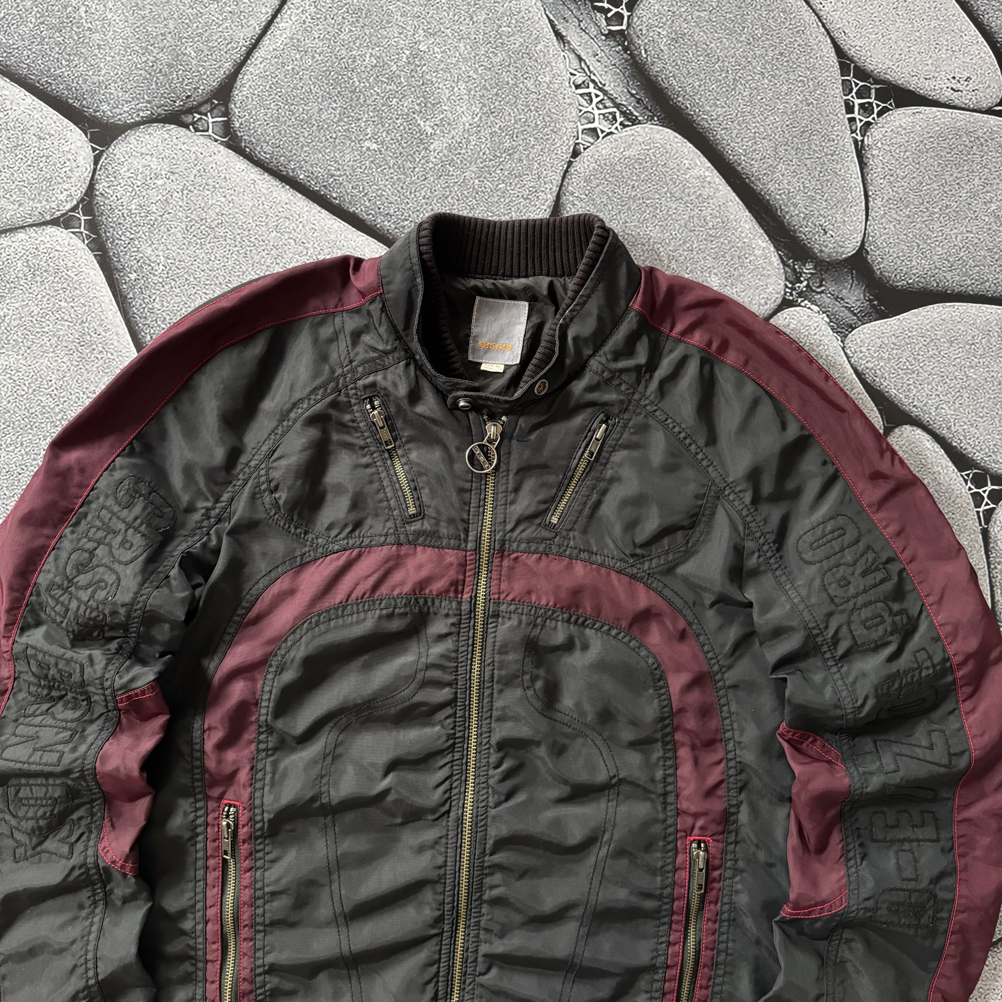 Diesel × Vintage DIESEL VINTAGE RACING BOMBER JACKET JUNYA WATANABE STYLE Size US XL / EU 56 / 4 - 2 Thumbnail