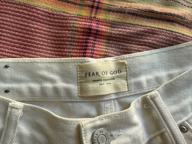 Fear of God Fear of God Co-branded white jeans Size US 34 / EU 50 - 5 Thumbnail