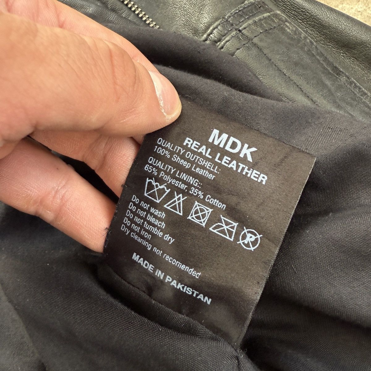 MDK MDK Sheep Leather Bomber Jacket Size XS / US 0-2 / IT 36-38 - 5 Thumbnail
