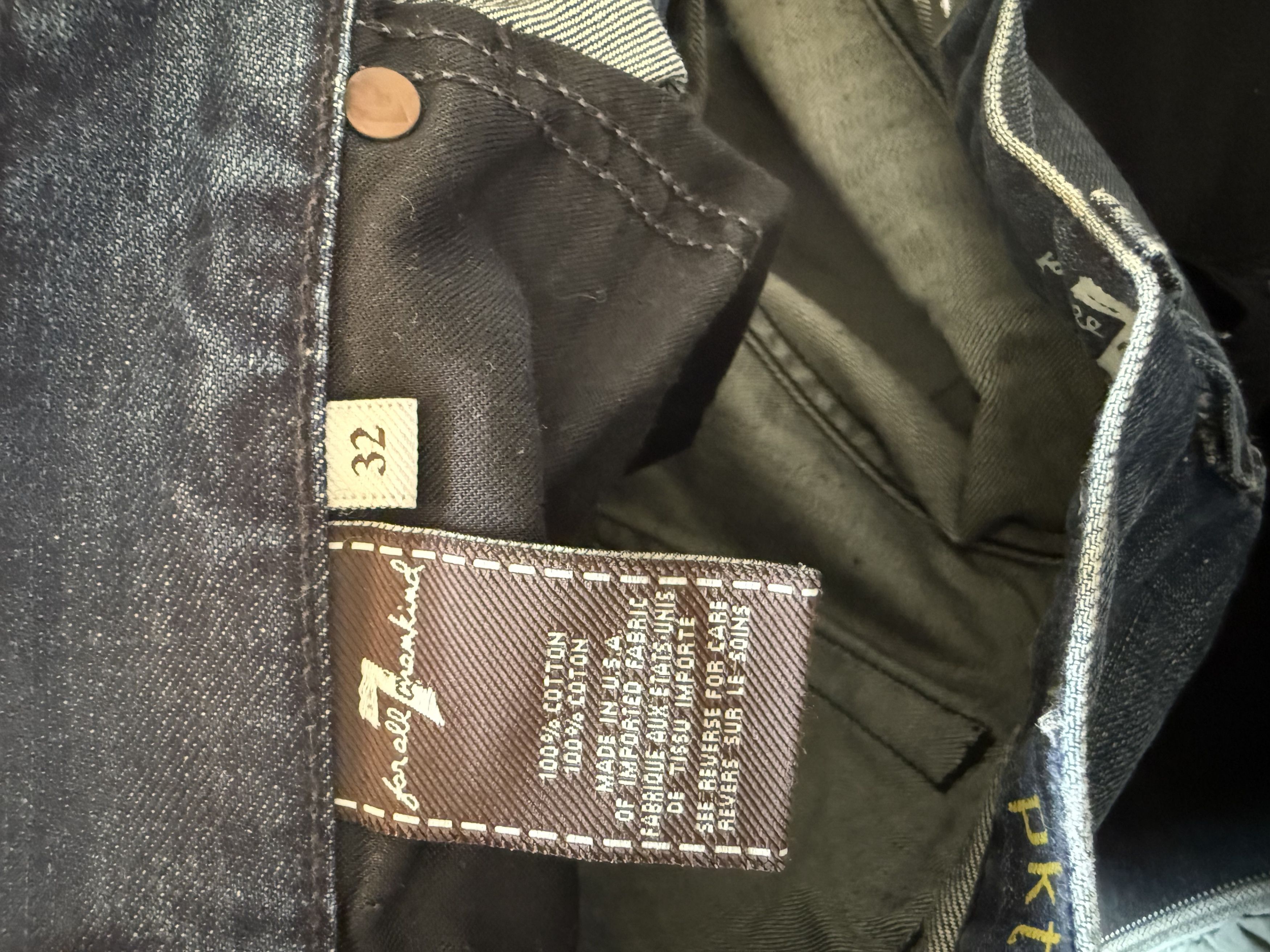 7 For All Mankind Bootcut A pocket Jeans Size US 32 / EU 48 - 3 Thumbnail