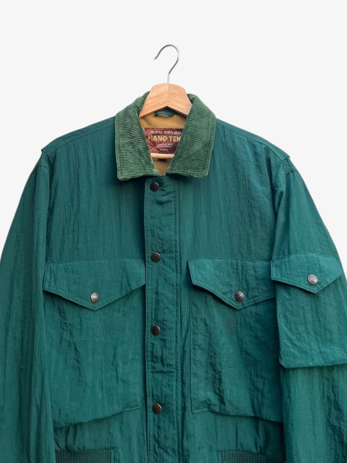 Hang Ten Vintage 80’s Hang Ten Big Pockets Bomber Jacket Size US M / EU 48-50 / 2 - 5 Thumbnail