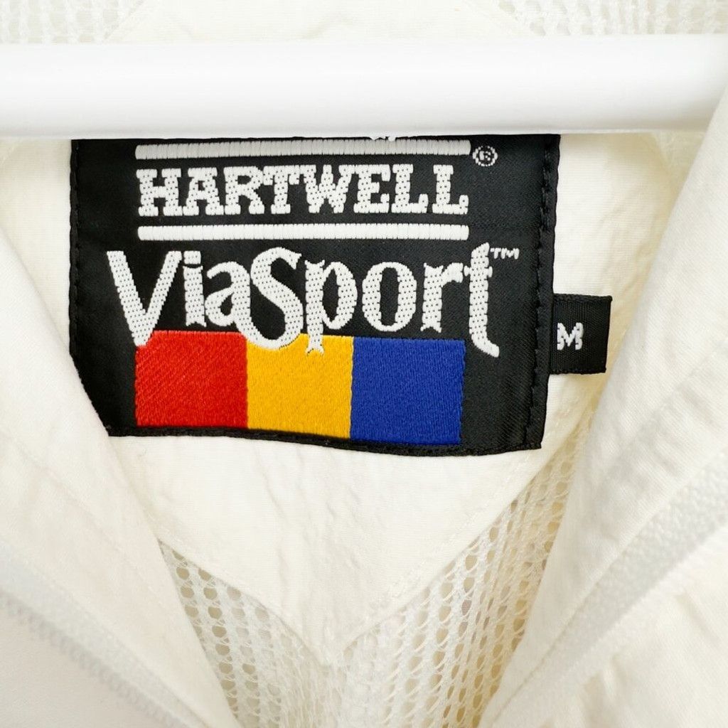 Vintage HARTWELL 90's VTG Bomber Gambling White Jacket Size Medium Size US M / EU 48-50 / 2 - 4 Thumbnail