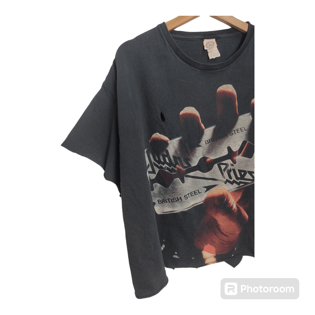 Band Tees × Delta × Judas Priest JUDAS PRIEST 2009 CUSTOM DISTRESSED CROP TOP Size US XL / EU 56 / 4 - 3 Thumbnail