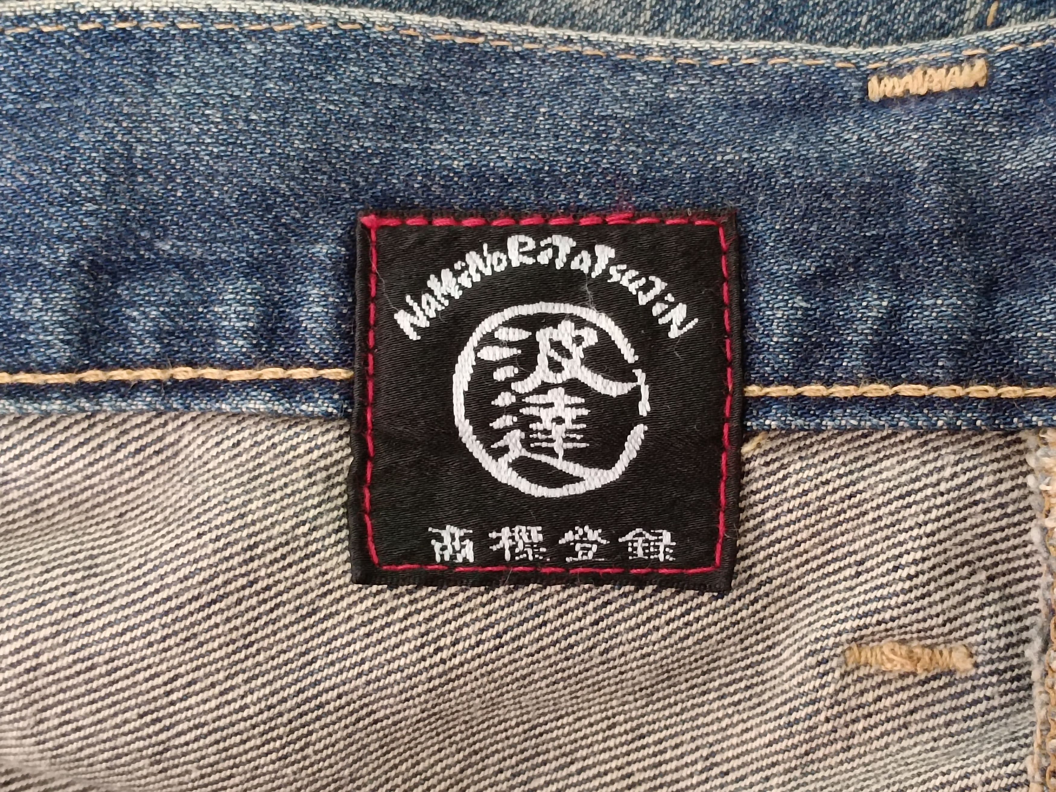 Japanese Brand Japanese Naminori Tatsujin Distressed Paint Koi Fish Jeans Size US 36 / EU 52 - 13 Thumbnail