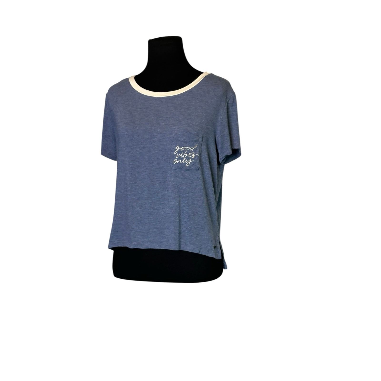 American Eagle Outfitters American Eagle blue short sleeves T-shirt size Small Size S / US 4 / IT 40 - 11 Thumbnail