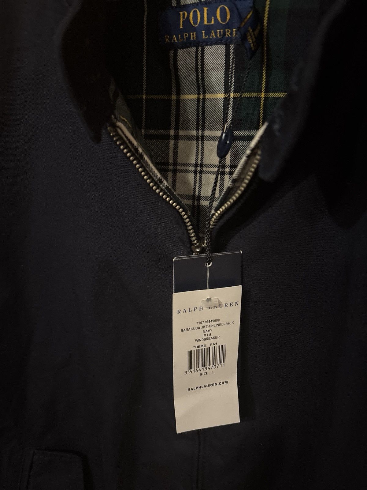 Polo Ralph Lauren Baumwolle Bomber Polo RL - L Size US L / EU 52-54 / 3 - 3 Thumbnail