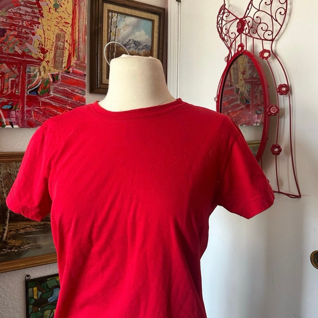 Other lizsport red plain cotton shirt Size S / US 4 / IT 40 - 2 Thumbnail