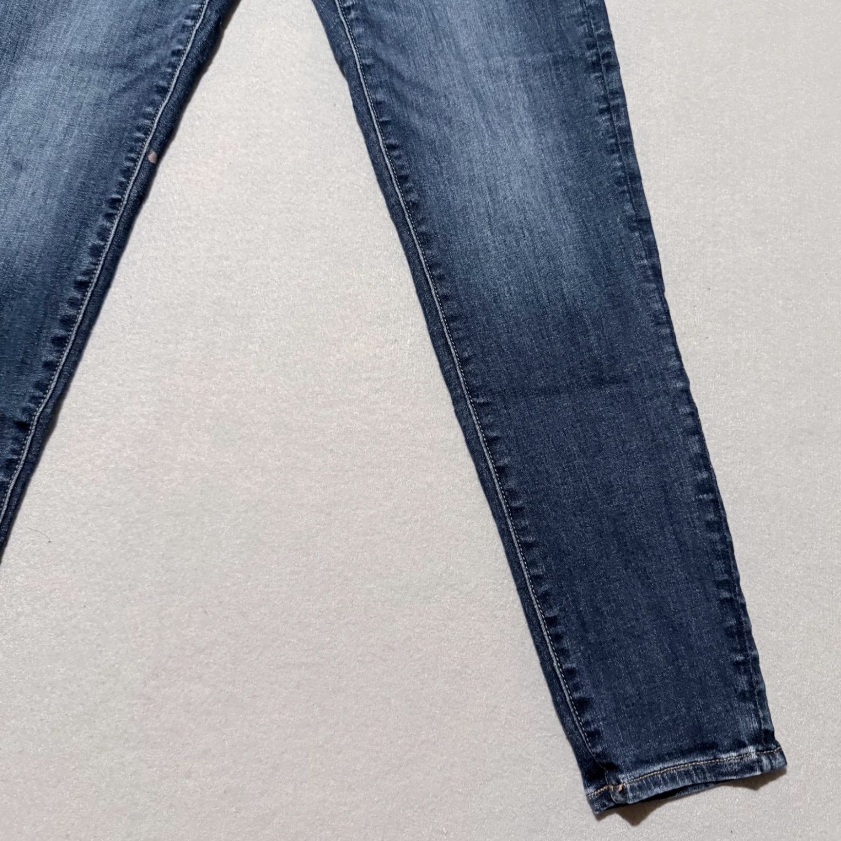 American Eagle Outfitters American Eagle Outfitters Jeans Women's Blue Denim Zip Fly 10 Next Level Stretch Skinny 5-Pocket Comfort Size 32" / US 10 / IT 46 - 6 Thumbnail