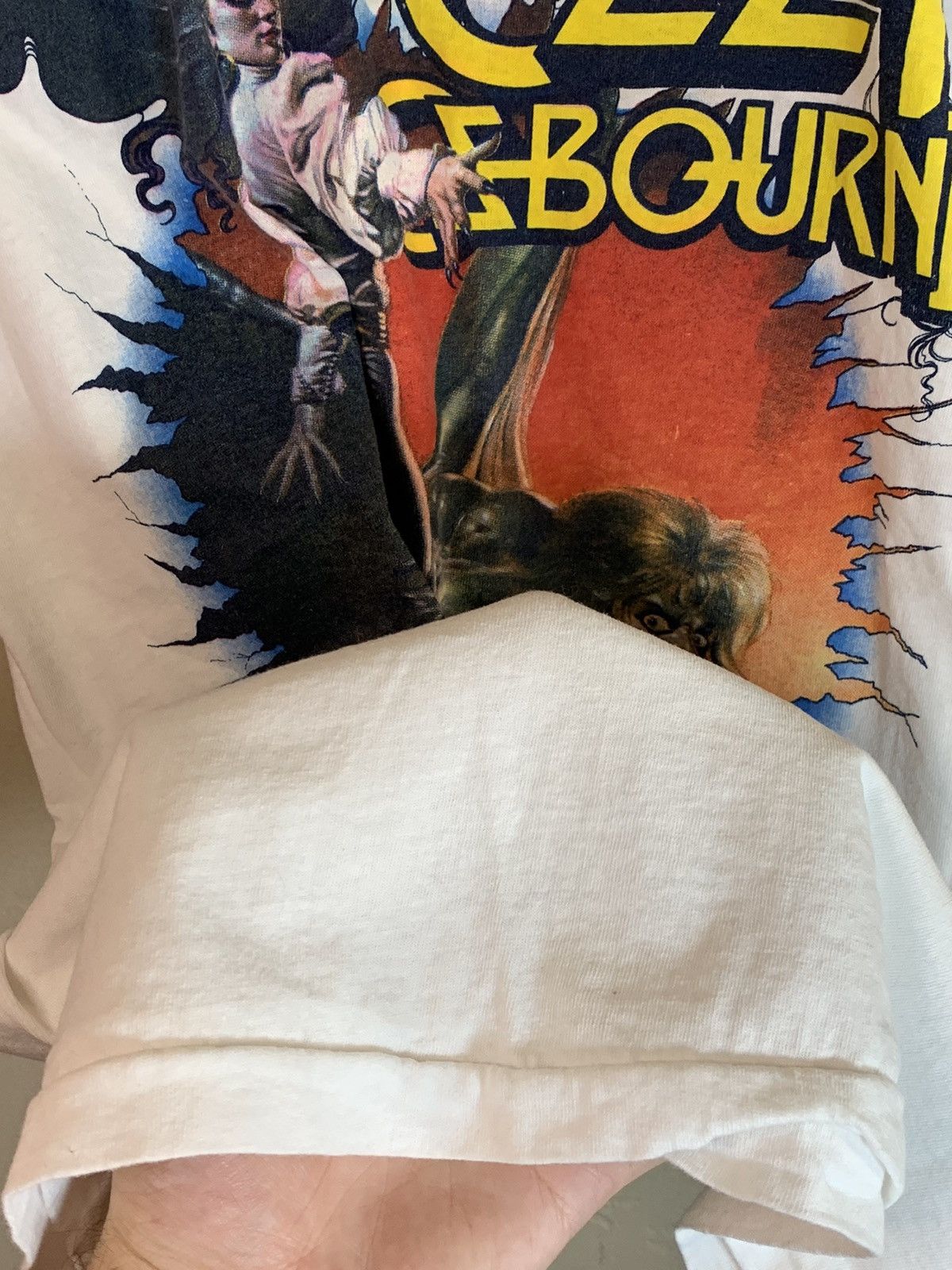 Band Tees × Ozzy Osbourne × Vintage RARE Vintage 1986 Ozzy Osbourne Ultimate Sin Tour Band Shirt Size US M / EU 48-50 / 2 - 7 Thumbnail