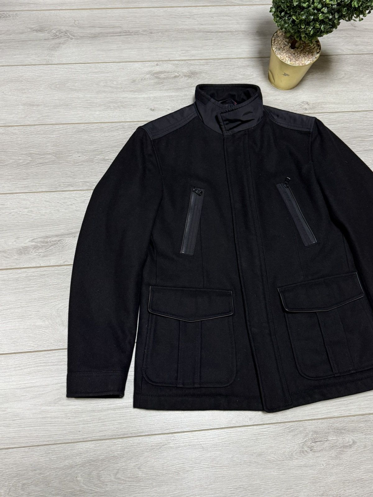 Hugo Boss Hugo Boss cashmere coat zip wool eb0 Size US L / EU 52-54 / 3 - 14 Thumbnail