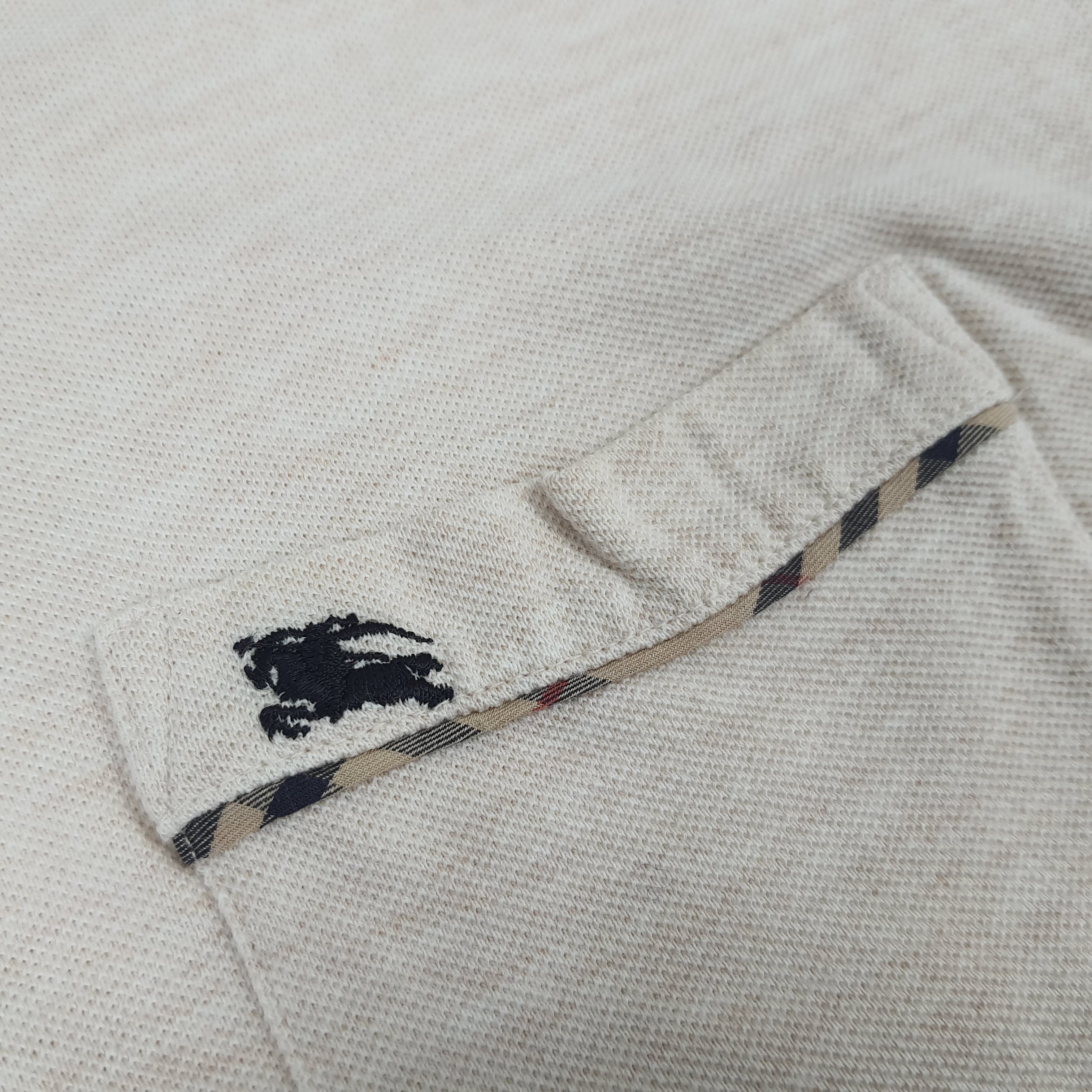 Burberry × Vintage Vintage Burberry London Long Sleeve Polo Shirt Size US L / EU 52-54 / 3 - 7 Thumbnail